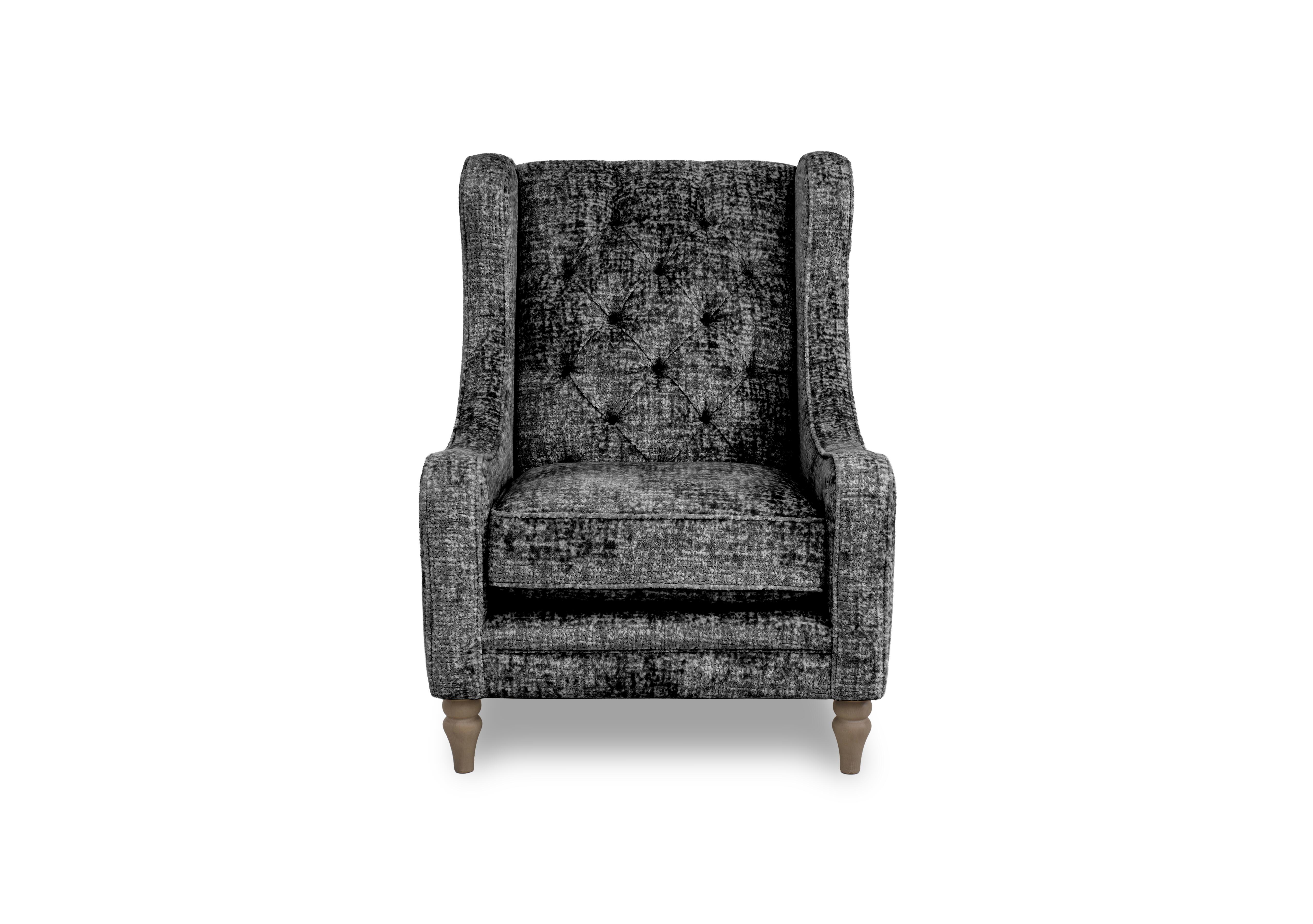 Cotswold Accent Chair in Kingsley Charcoal Wo Ft on Furniture Village