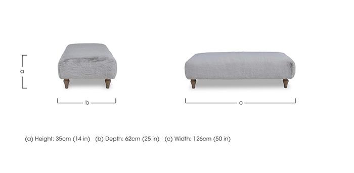 Cotswold Bench Footstool in  on Furniture Village