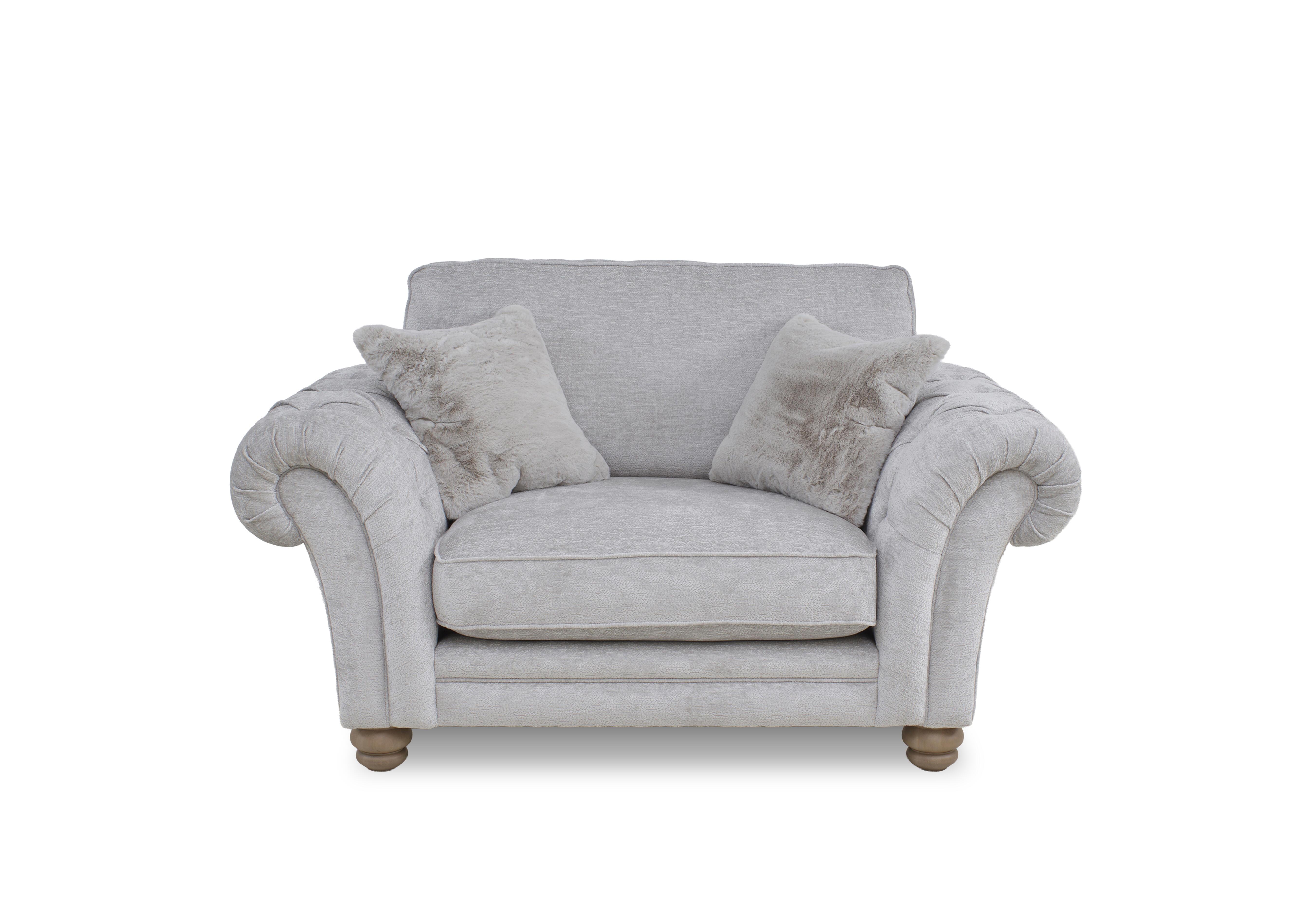 Cotswold Snuggler in Burford Platinum Wo Ft on Furniture Village