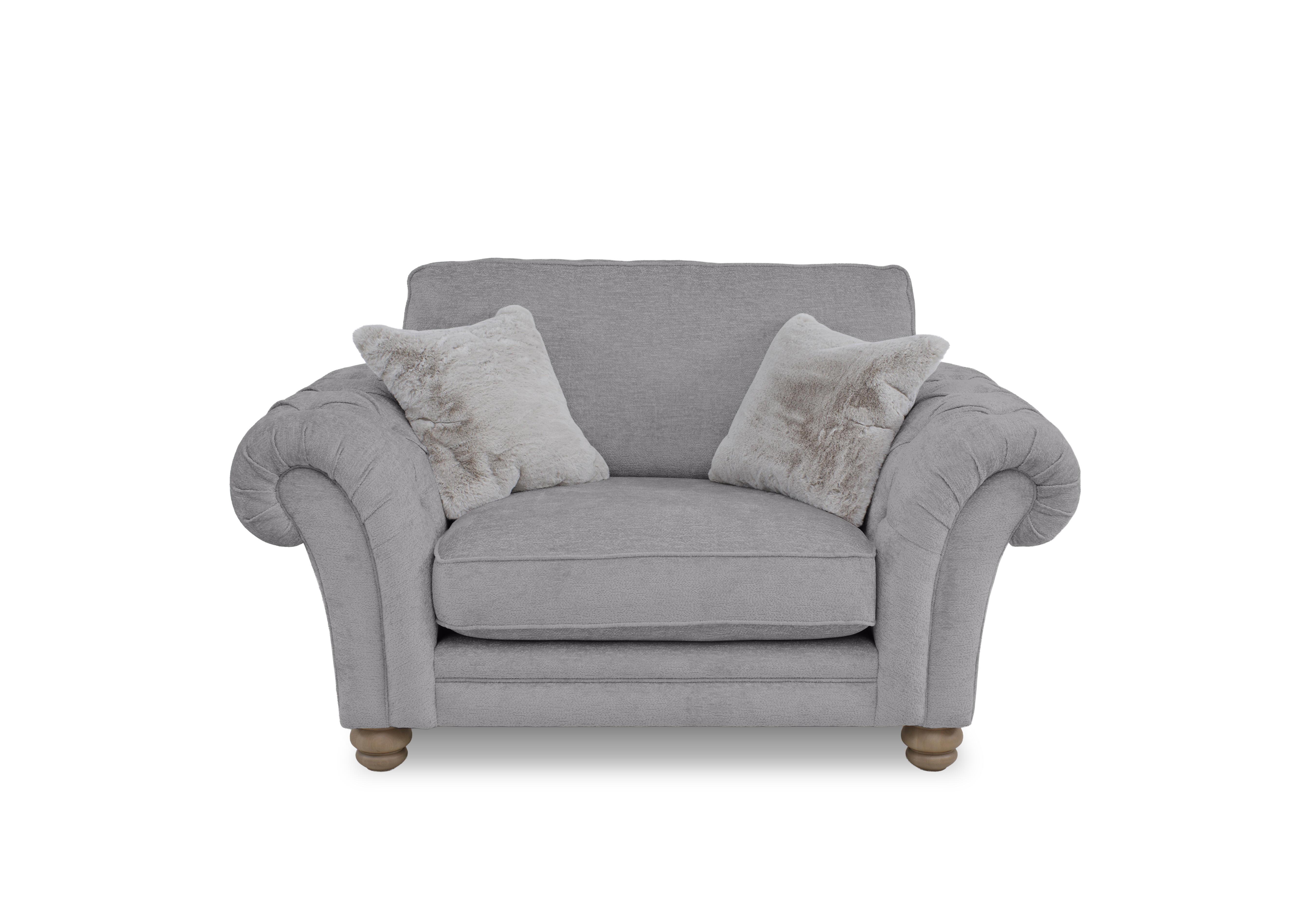Cotswold Snuggler in Darwin Silver Wo Ft on Furniture Village