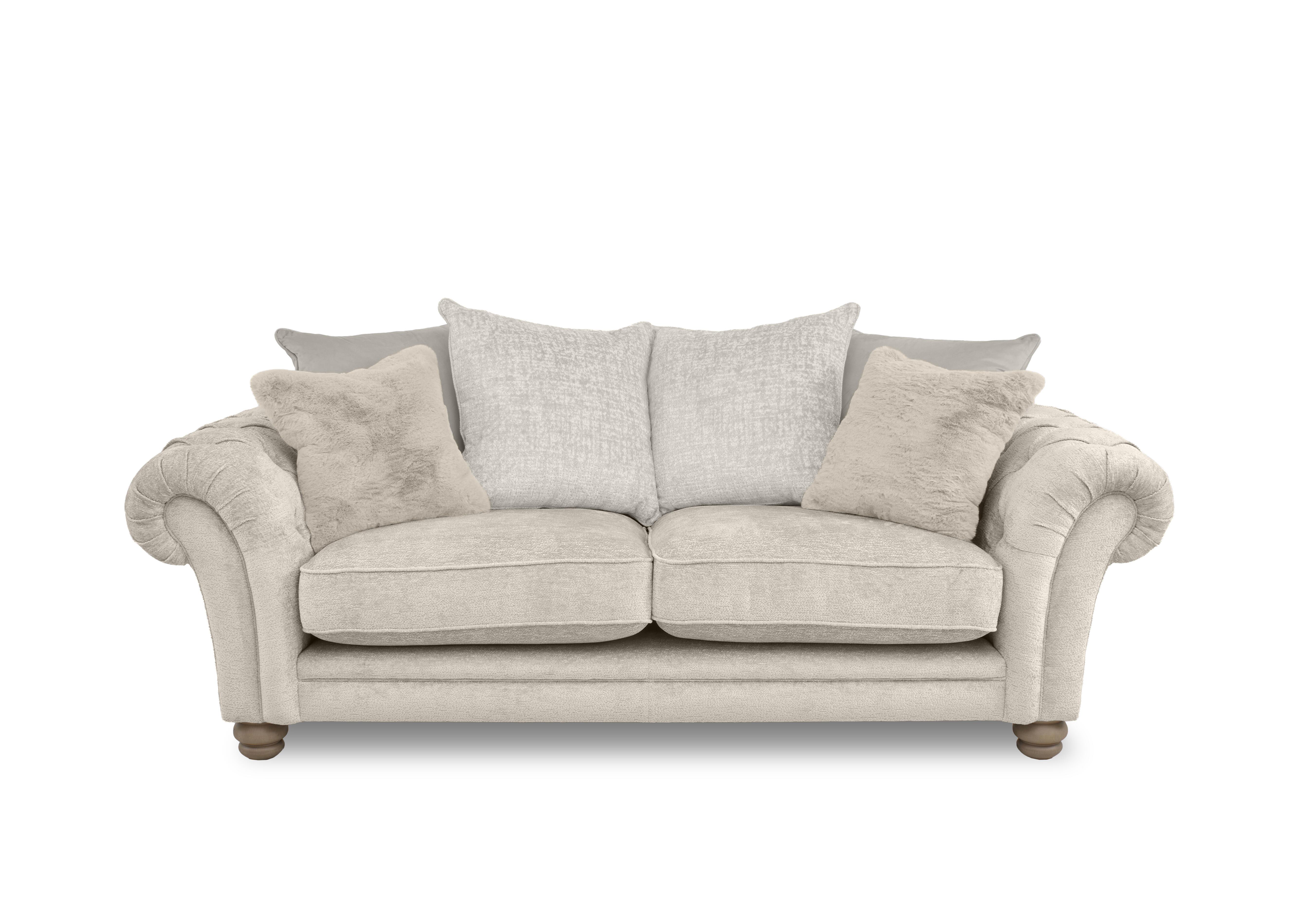 Cotswold 3 Seater Scatter Back Sofa in Burford Biscuit Wo Ft on Furniture Village