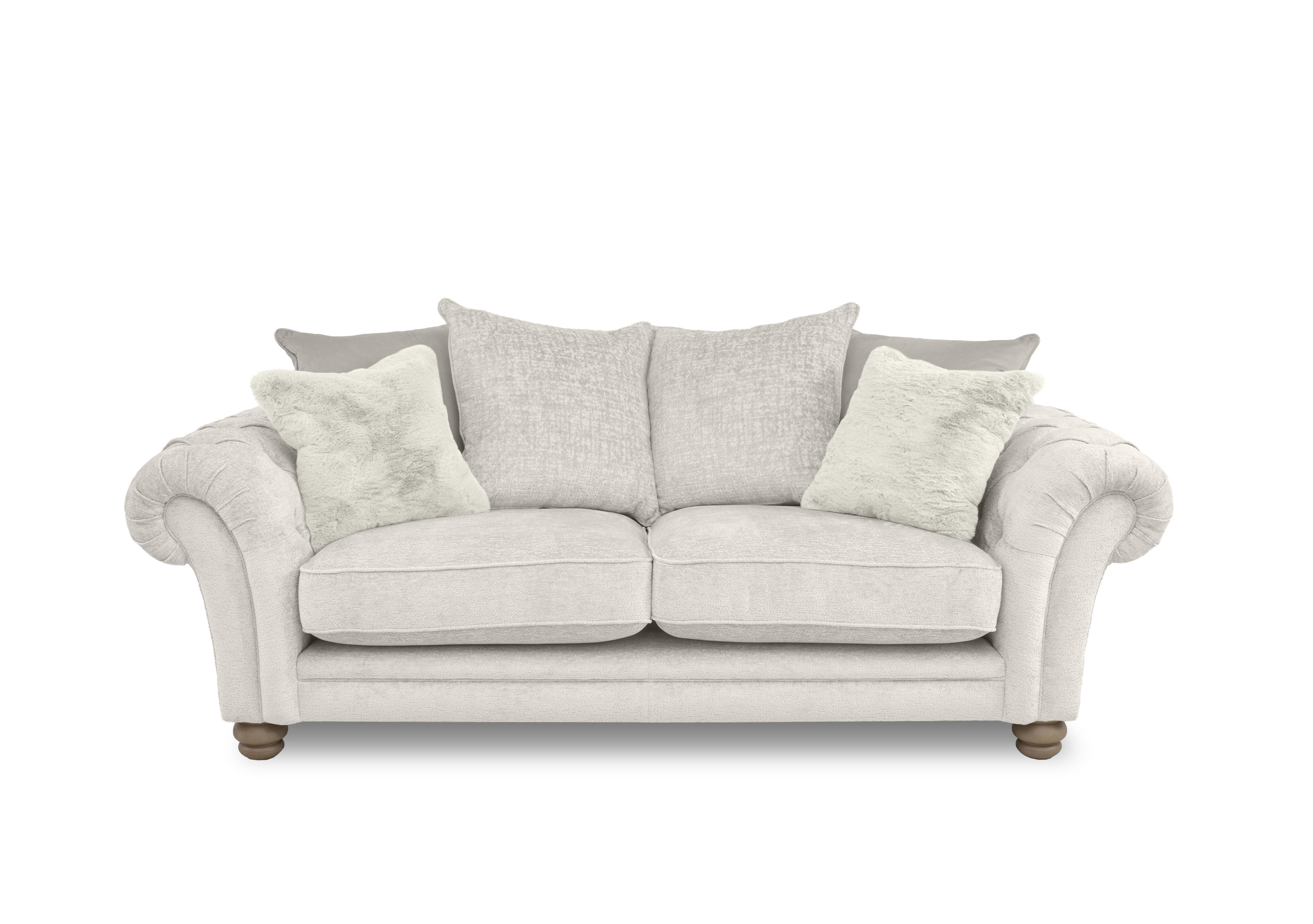 Cotswold 3 Seater Scatter Back Sofa in Burford Cream Wo Ft on Furniture Village