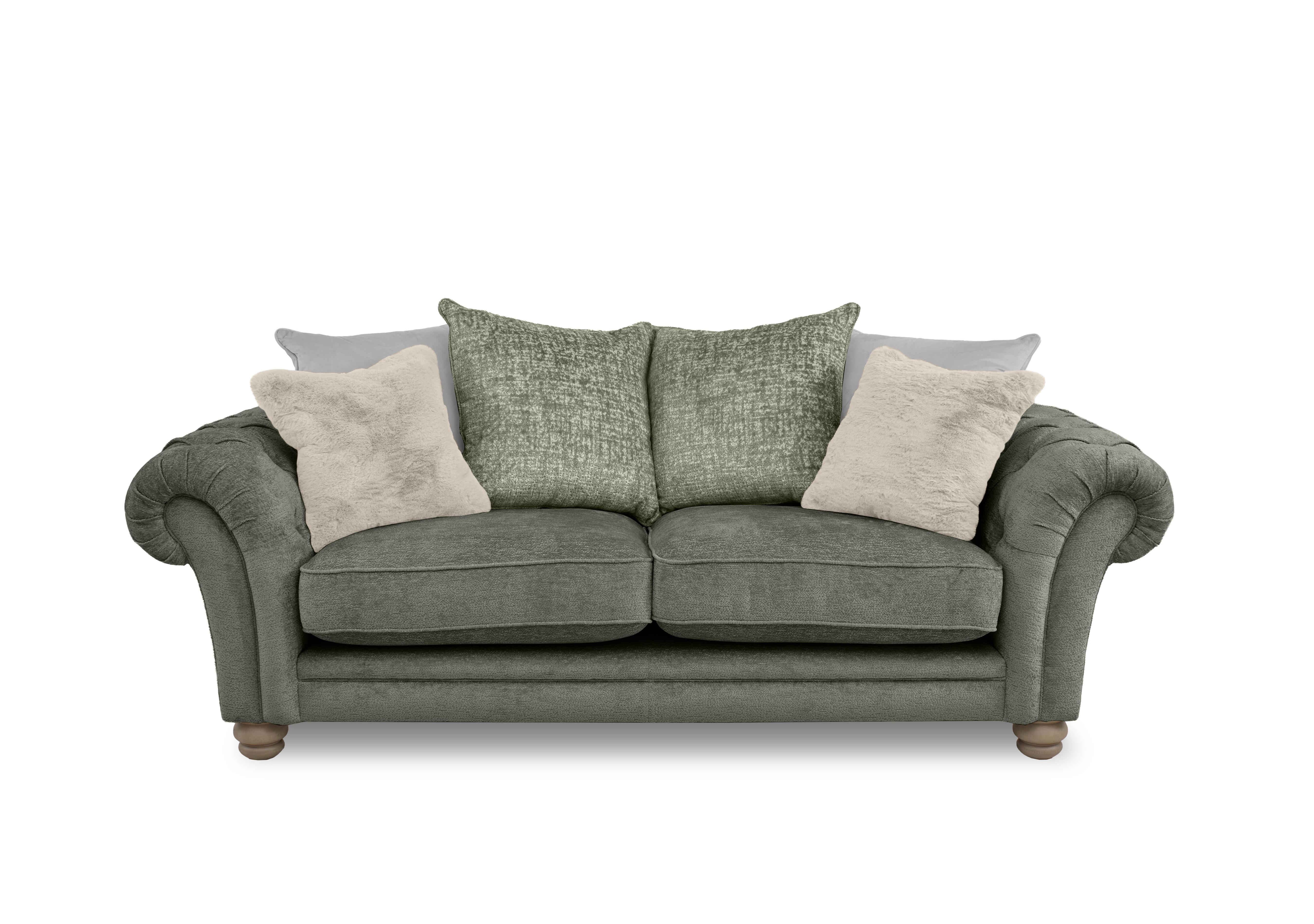 Cotswold 3 Seater Scatter Back Sofa in Burford Spruce Wo Ft on Furniture Village