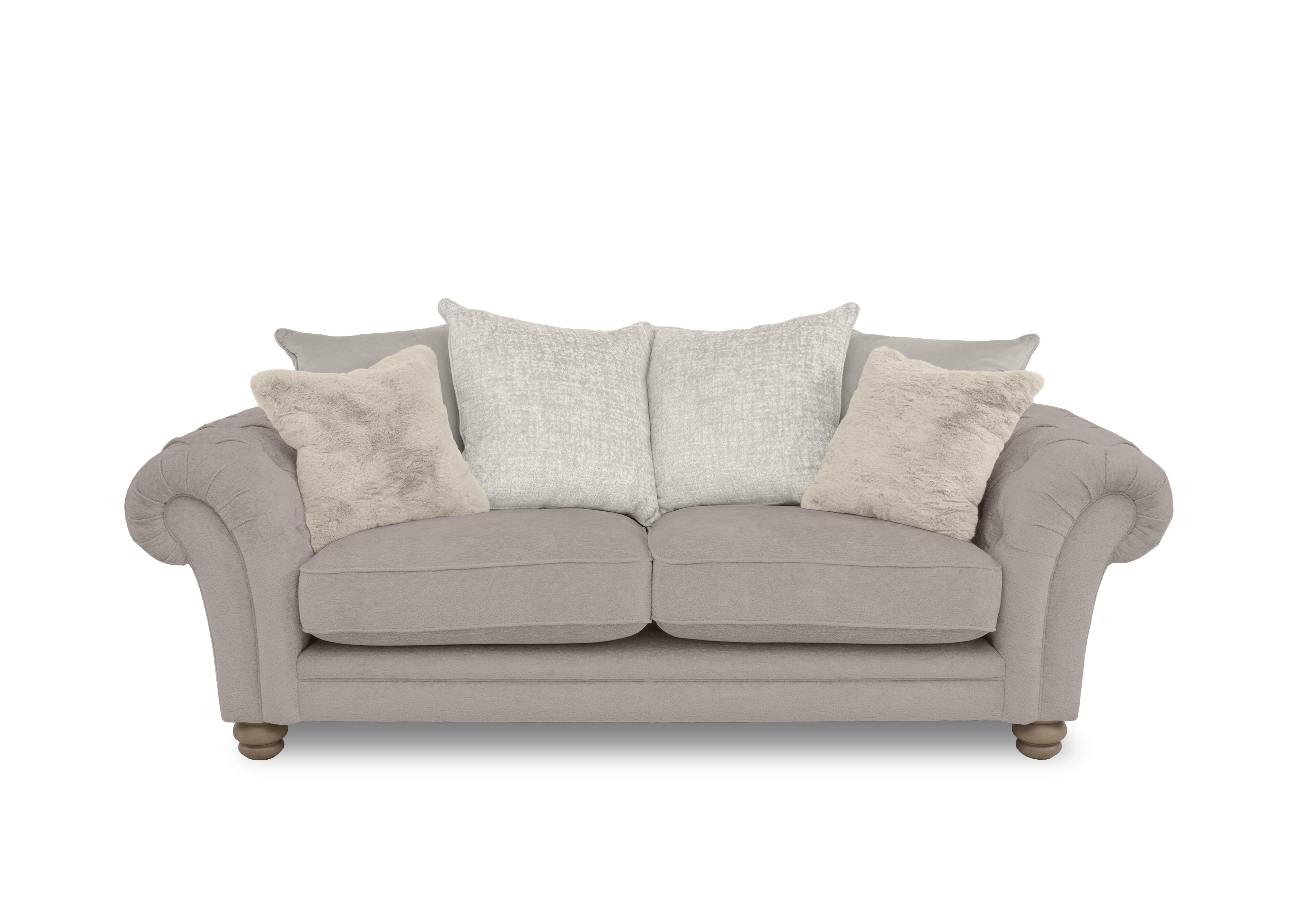 Cotswold 3 Seater Scatter Back Sofa in Darwin Mink Wo Ft on Furniture Village