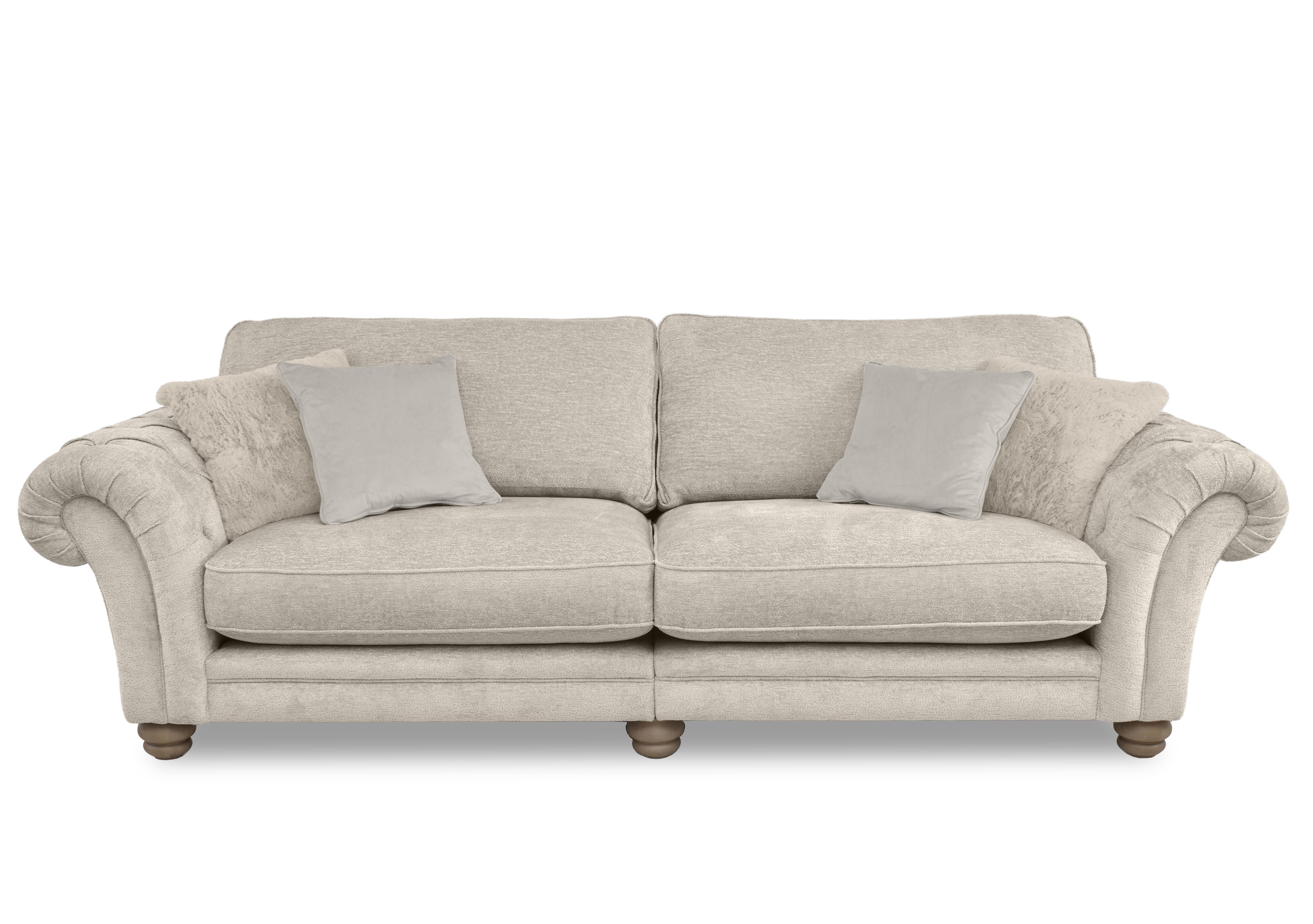 Cotswold Grand Split Frame Classic Back Sofa in Burford Biscuit Wo Ft on Furniture Village