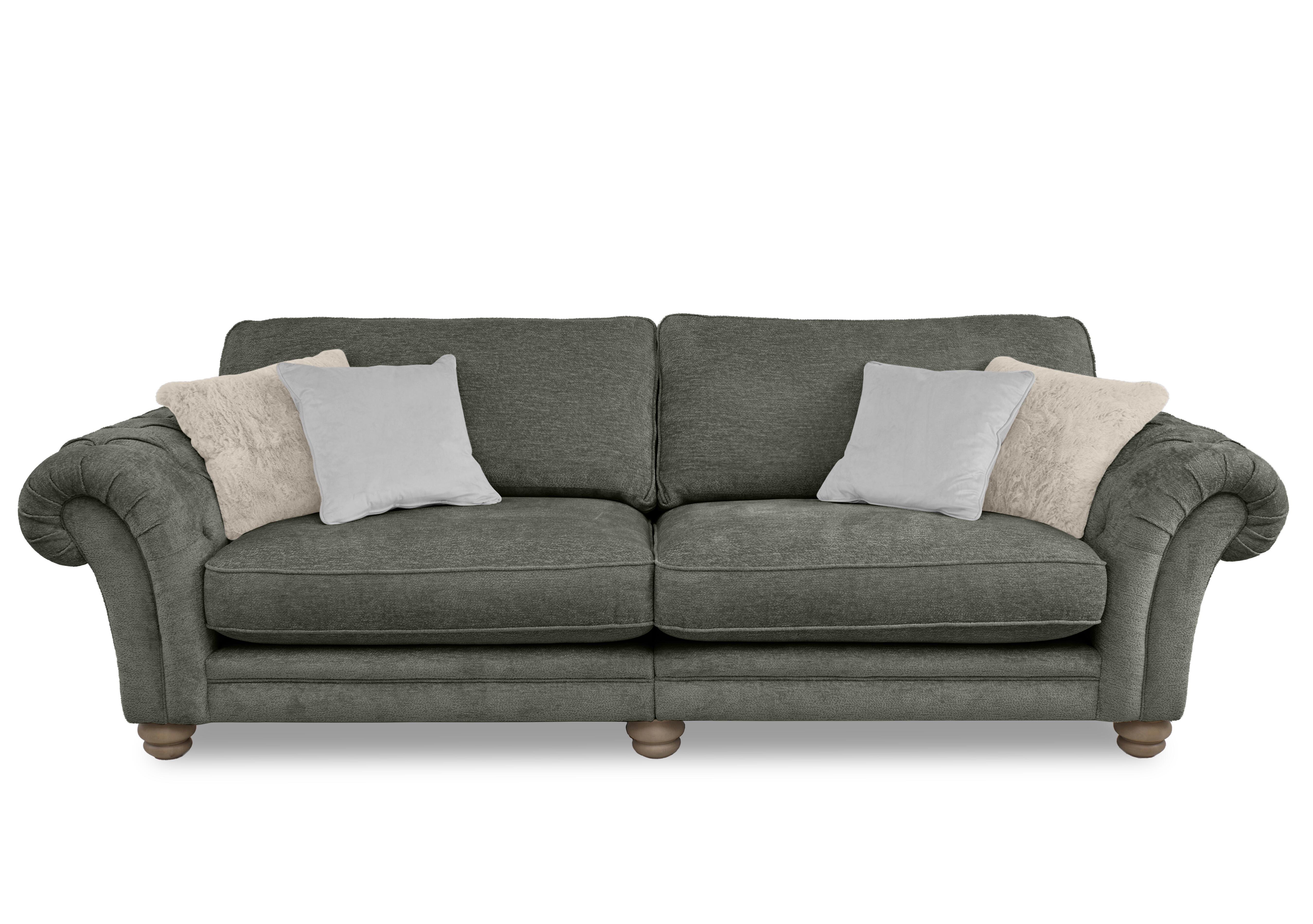 Cotswold Grand Split Frame Classic Back Sofa in Burford Spruce Wo Ft on Furniture Village