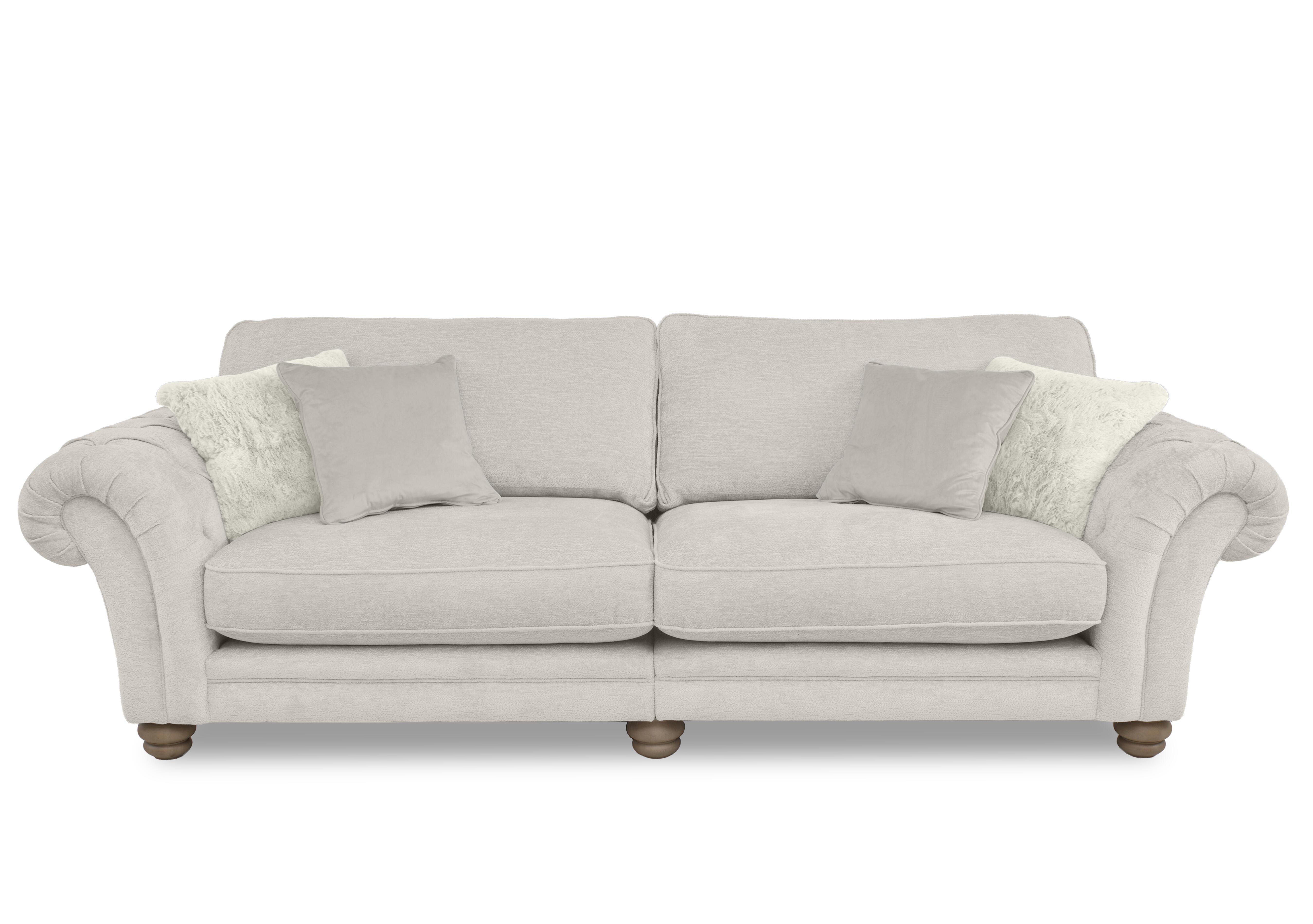 Cotswold Grand Split Frame Classic Back Sofa in Darwin Ivory Wo Ft on Furniture Village