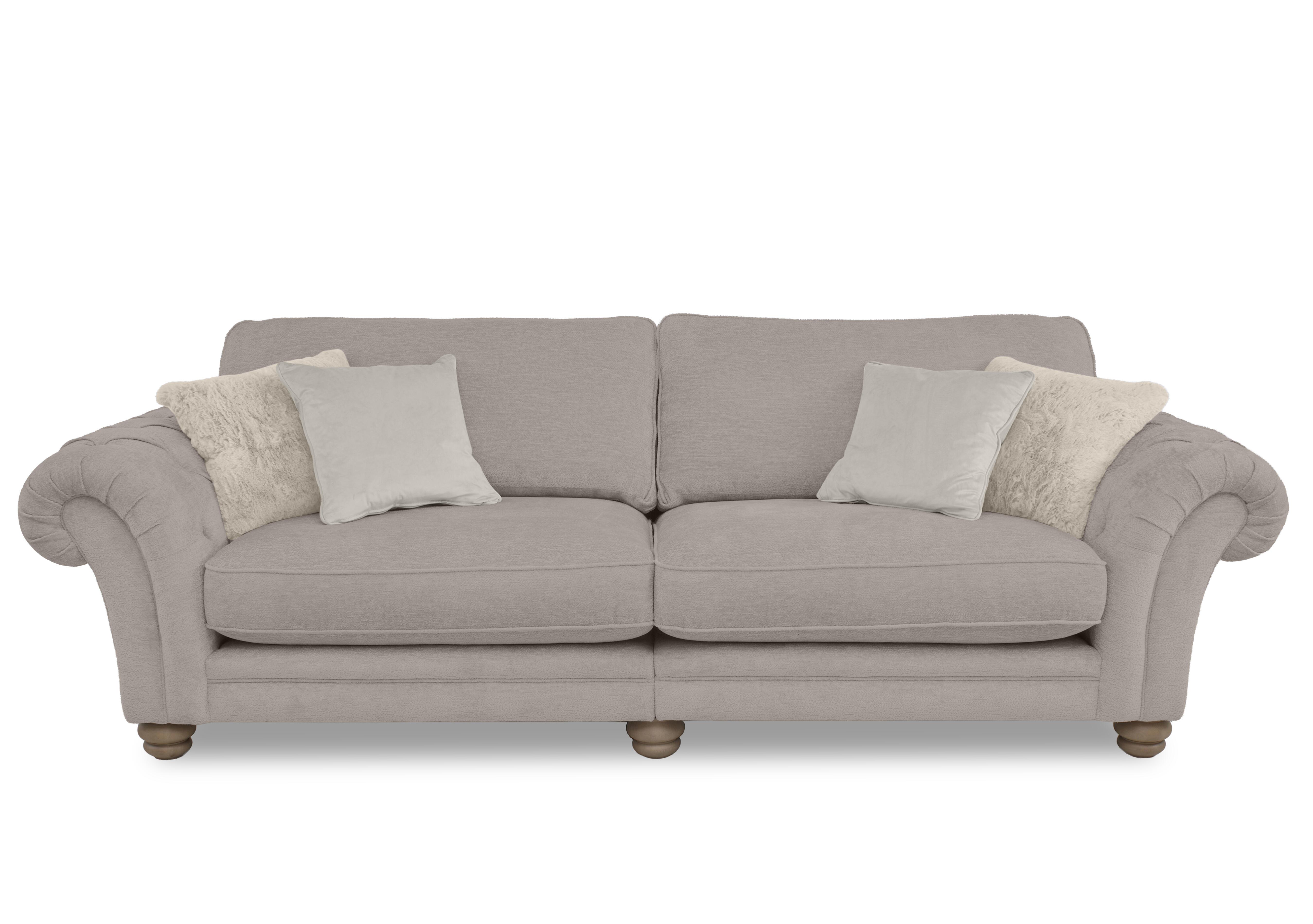 Cotswold Grand Split Frame Classic Back Sofa in Darwin Mink Wo Ft on Furniture Village