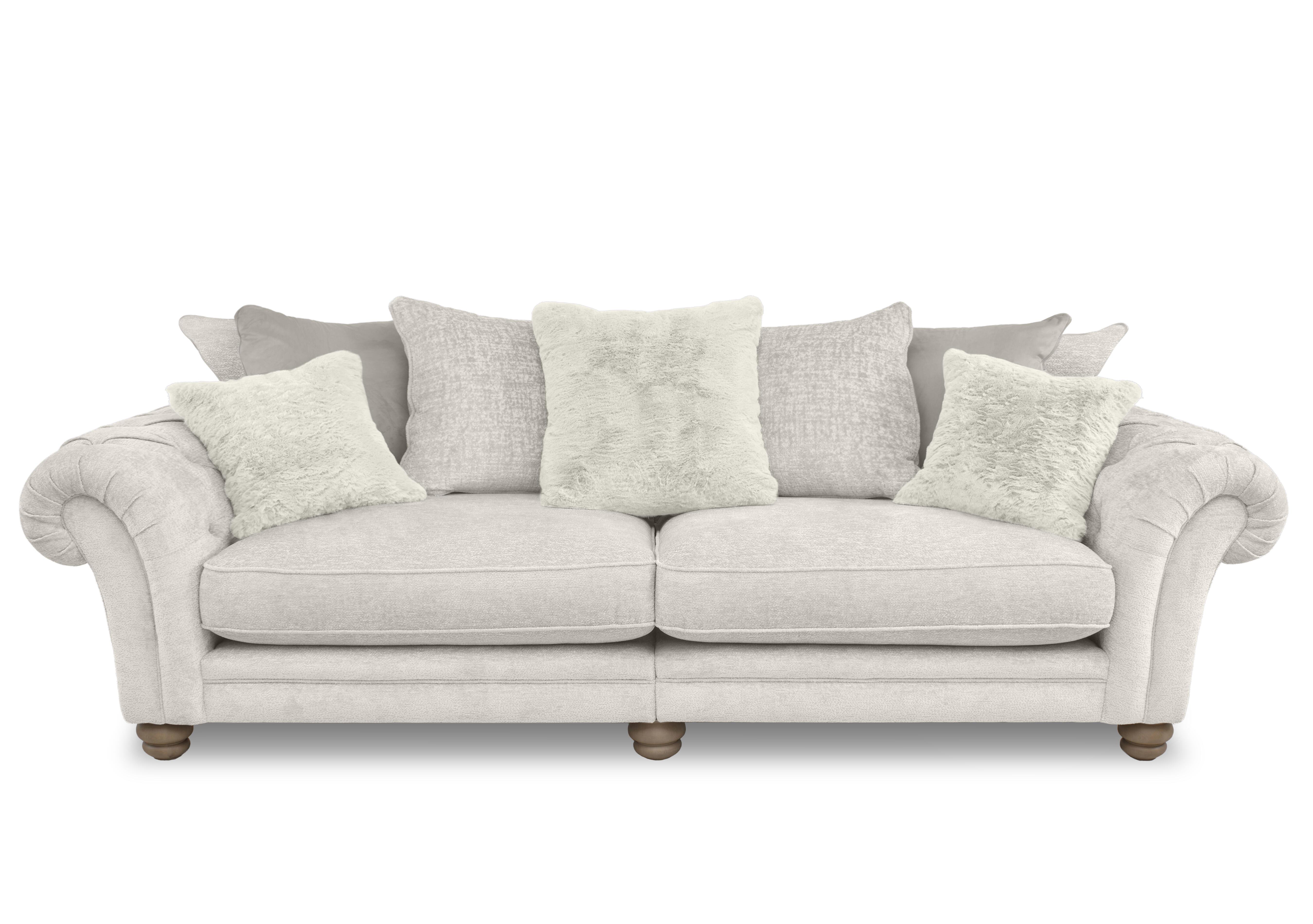 Cotswold Grand Split Frame Scatter Back Sofa in Burford Cream Wo Ft on Furniture Village