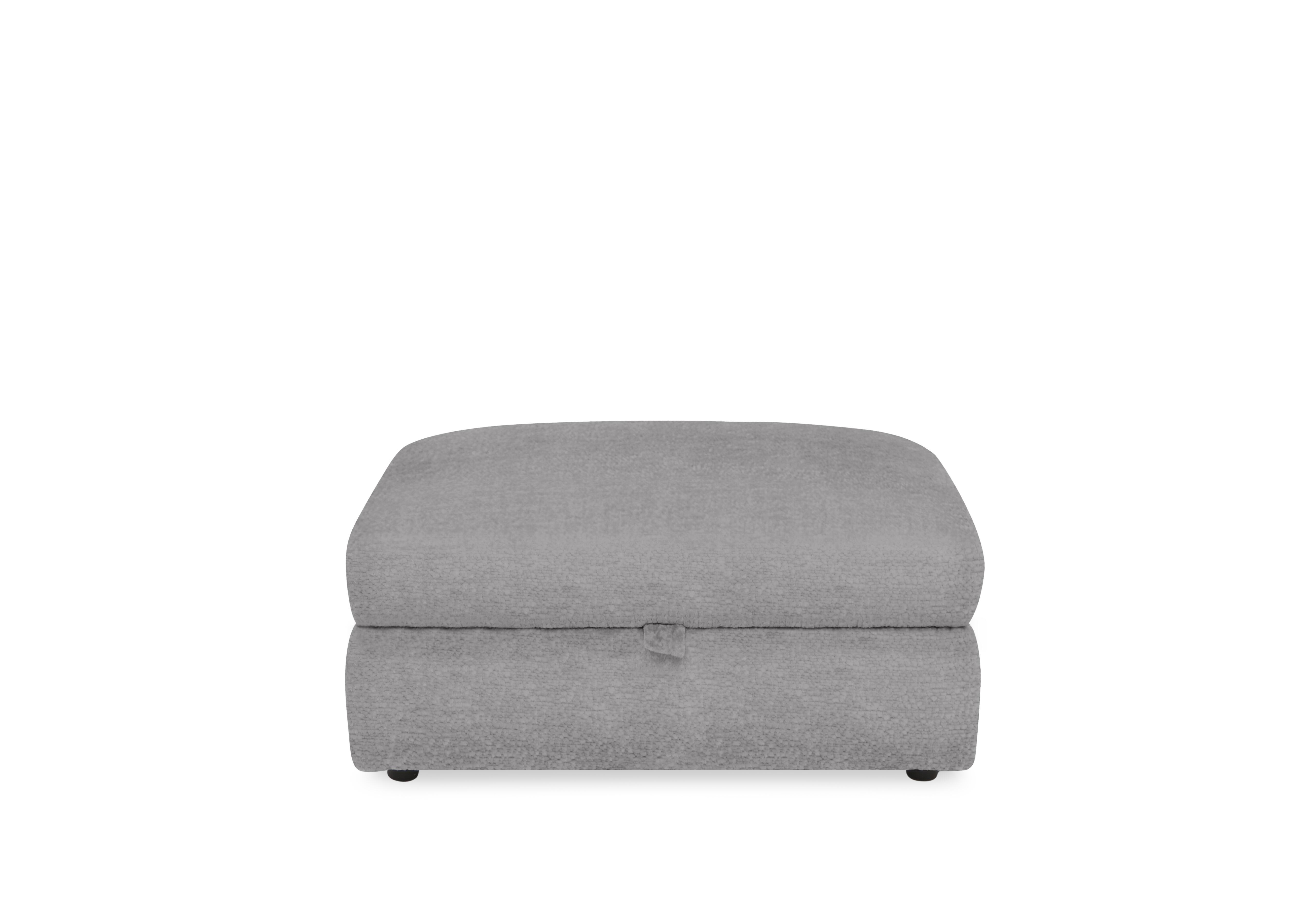 Cotswold Storage Footstool in Darwin Silver on Furniture Village