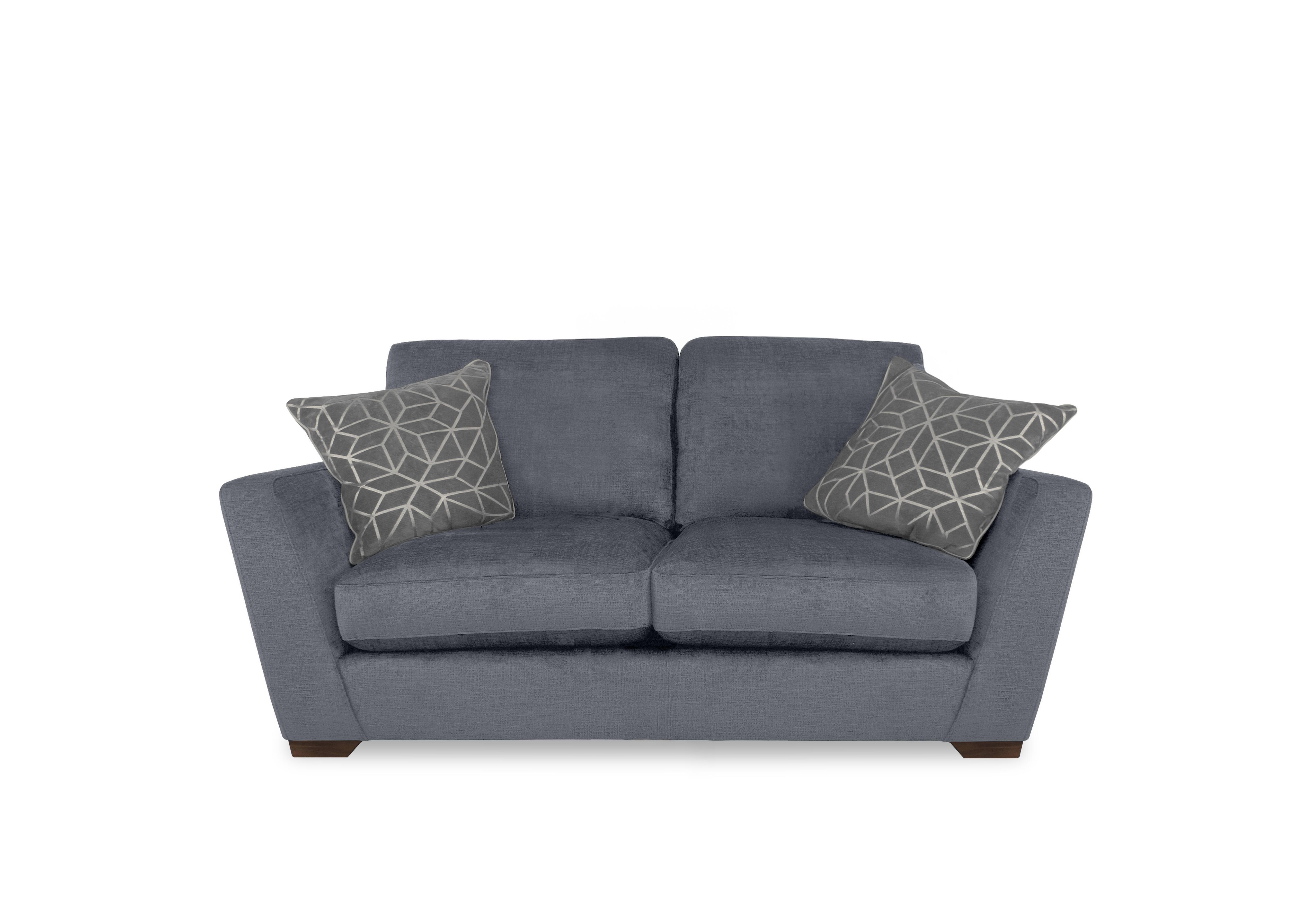 Royale 2 Seater Sofa in Lustro Steel on Furniture Village