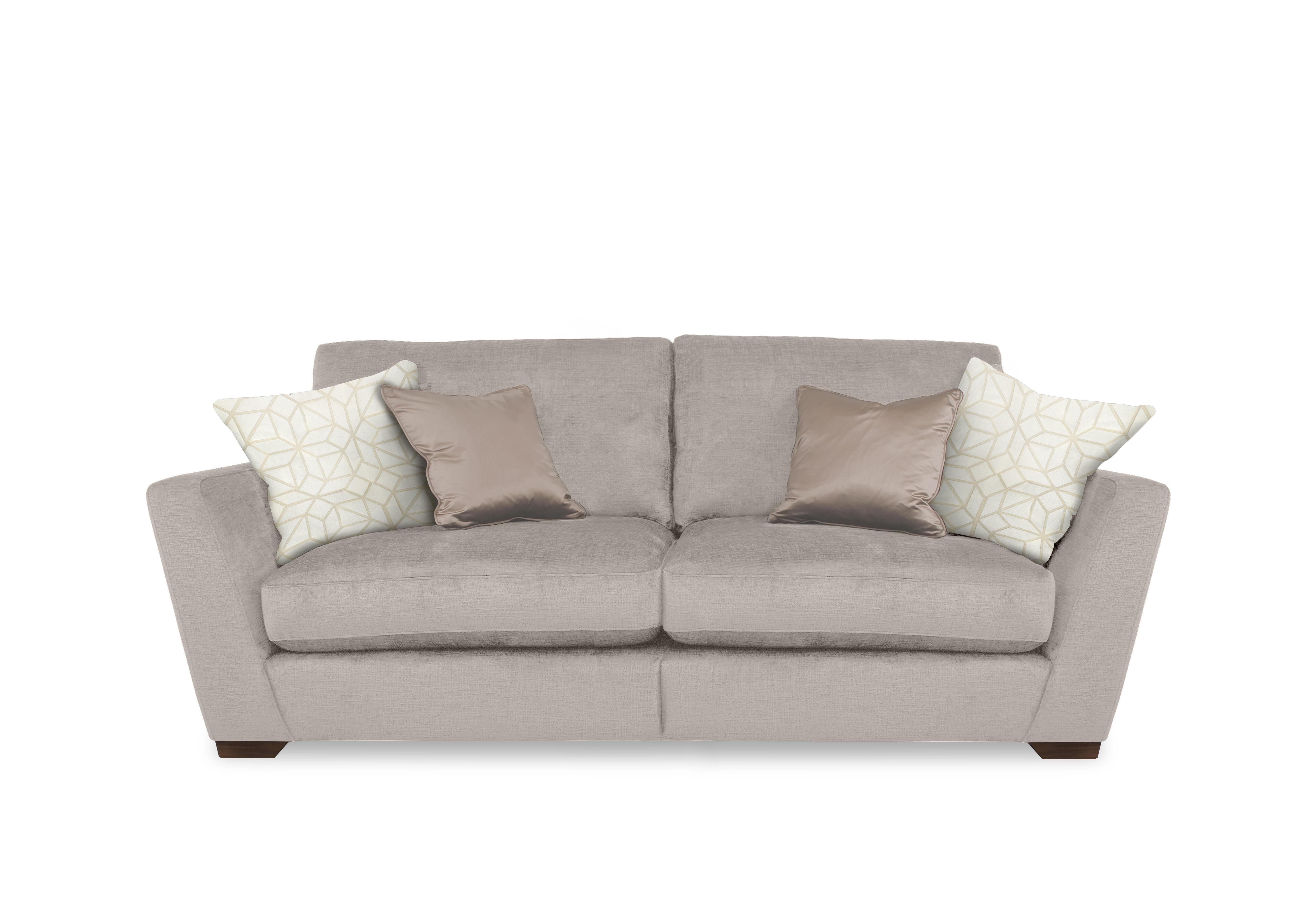Royale 4 Seater Split Frame Sofa in Lustro Biscuit on Furniture Village