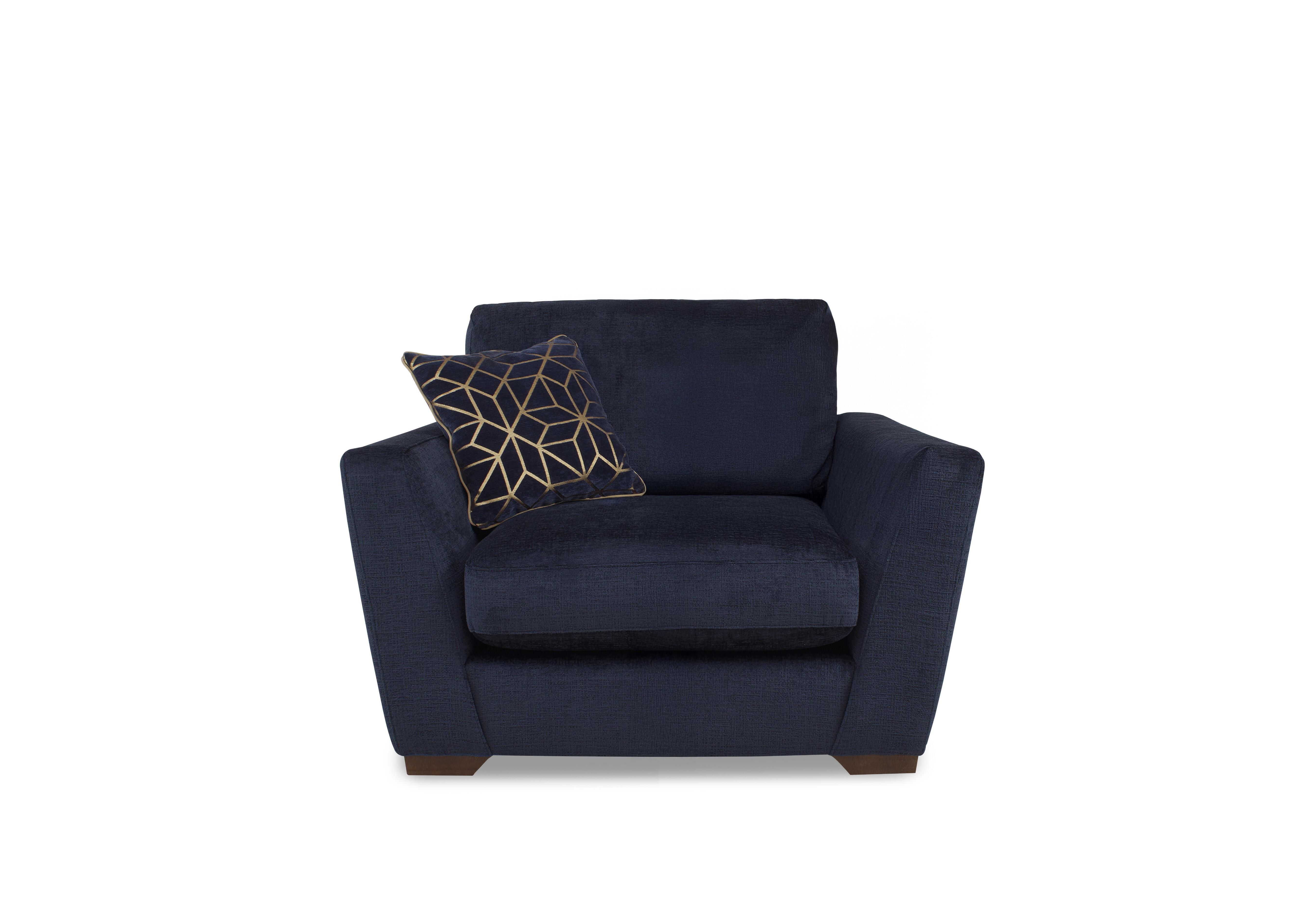 Royale Chair in Lustro Indigo on Furniture Village