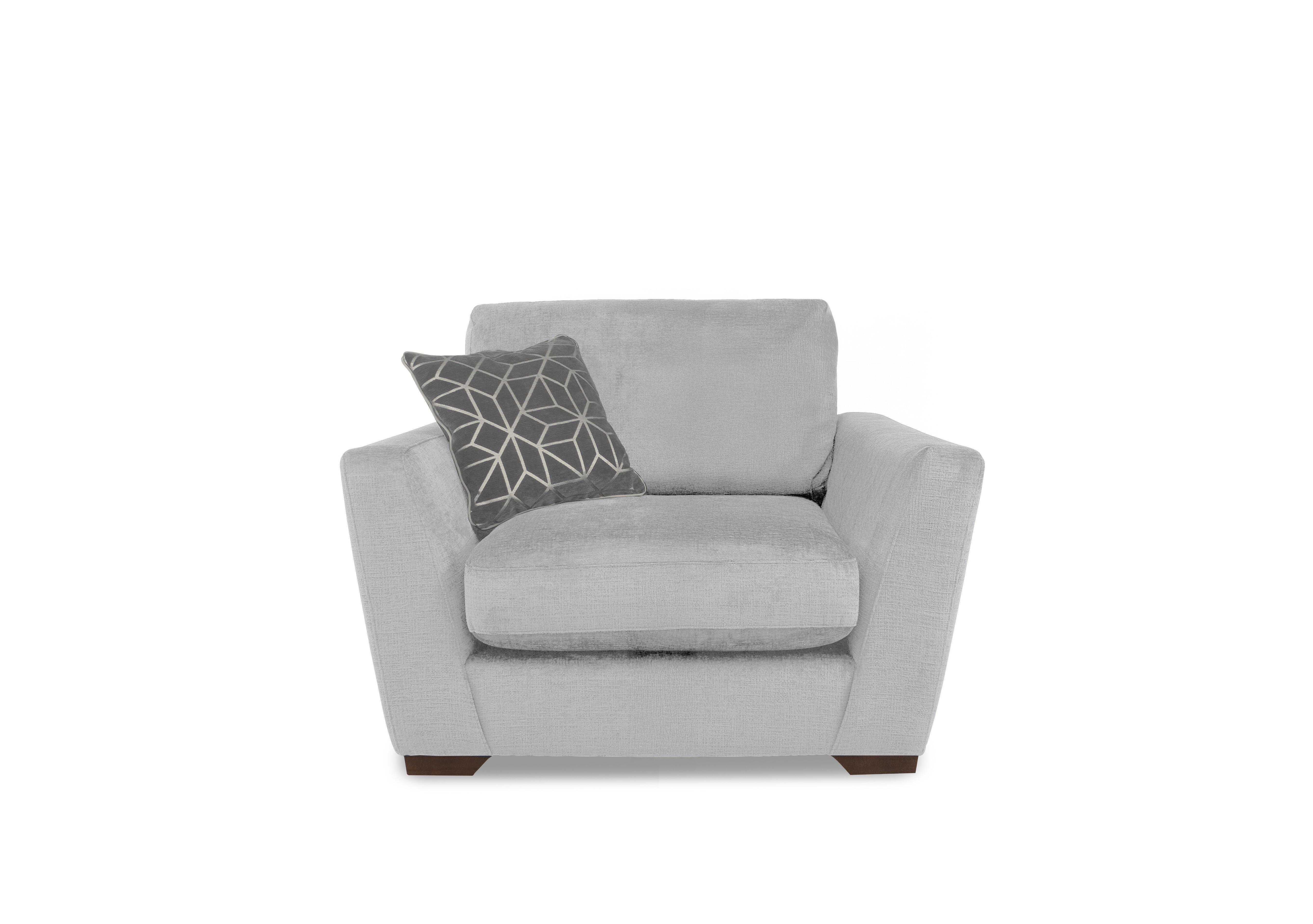 Royale Chair in Lustro Silver on Furniture Village