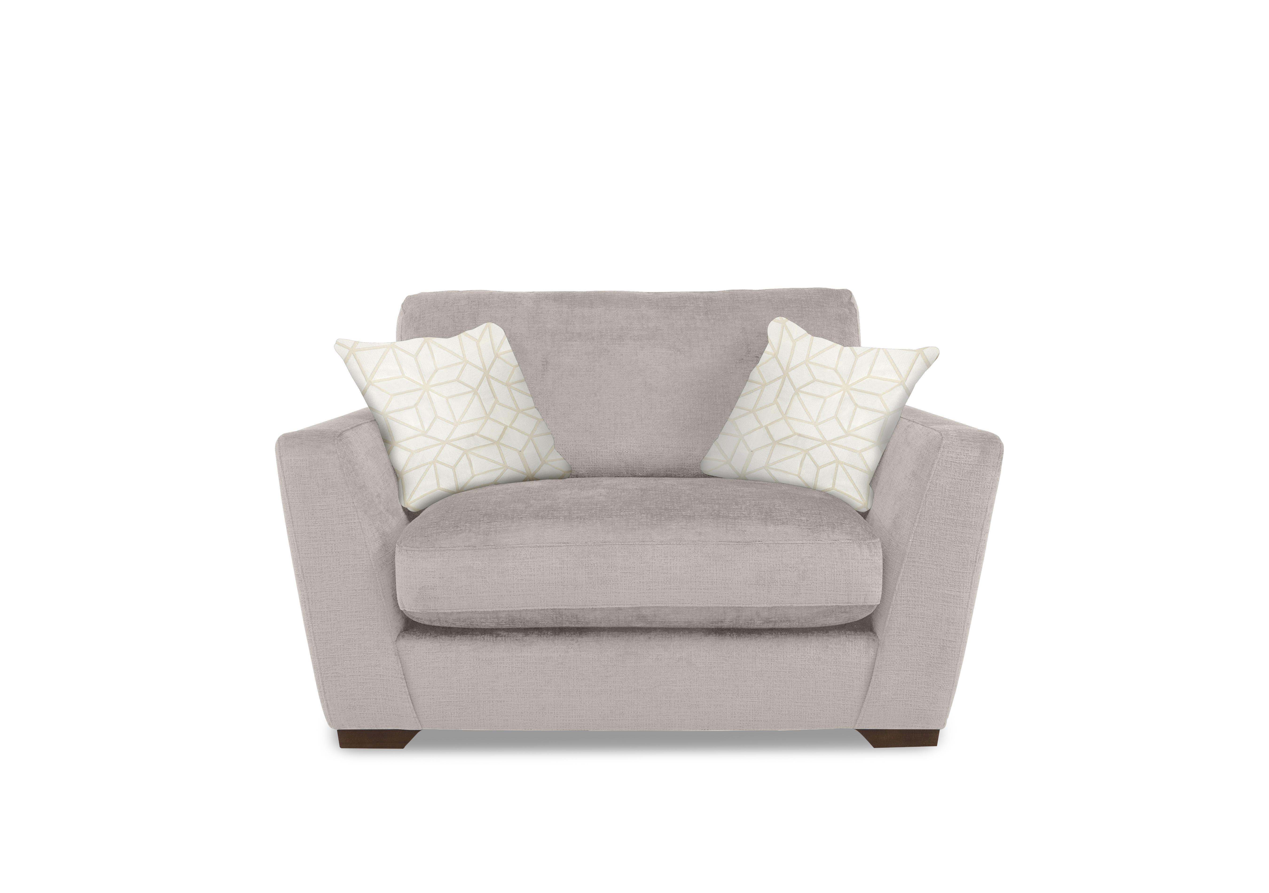 Royale Snuggler in Lustro Dove on Furniture Village