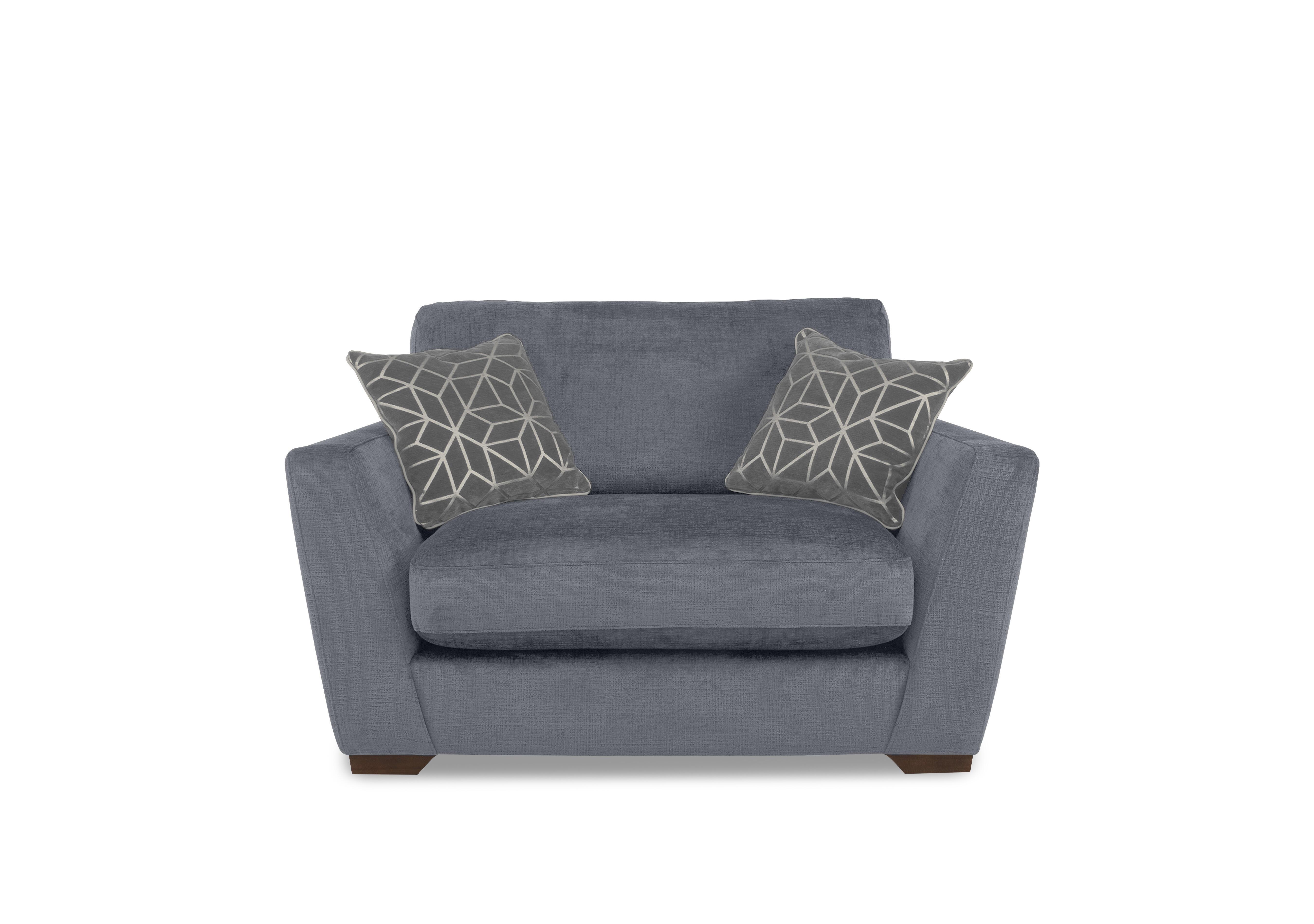 Royale Snuggler in Lustro Steel on Furniture Village