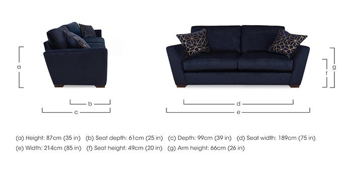 Royale 3 Seater Sofa in  on Furniture Village