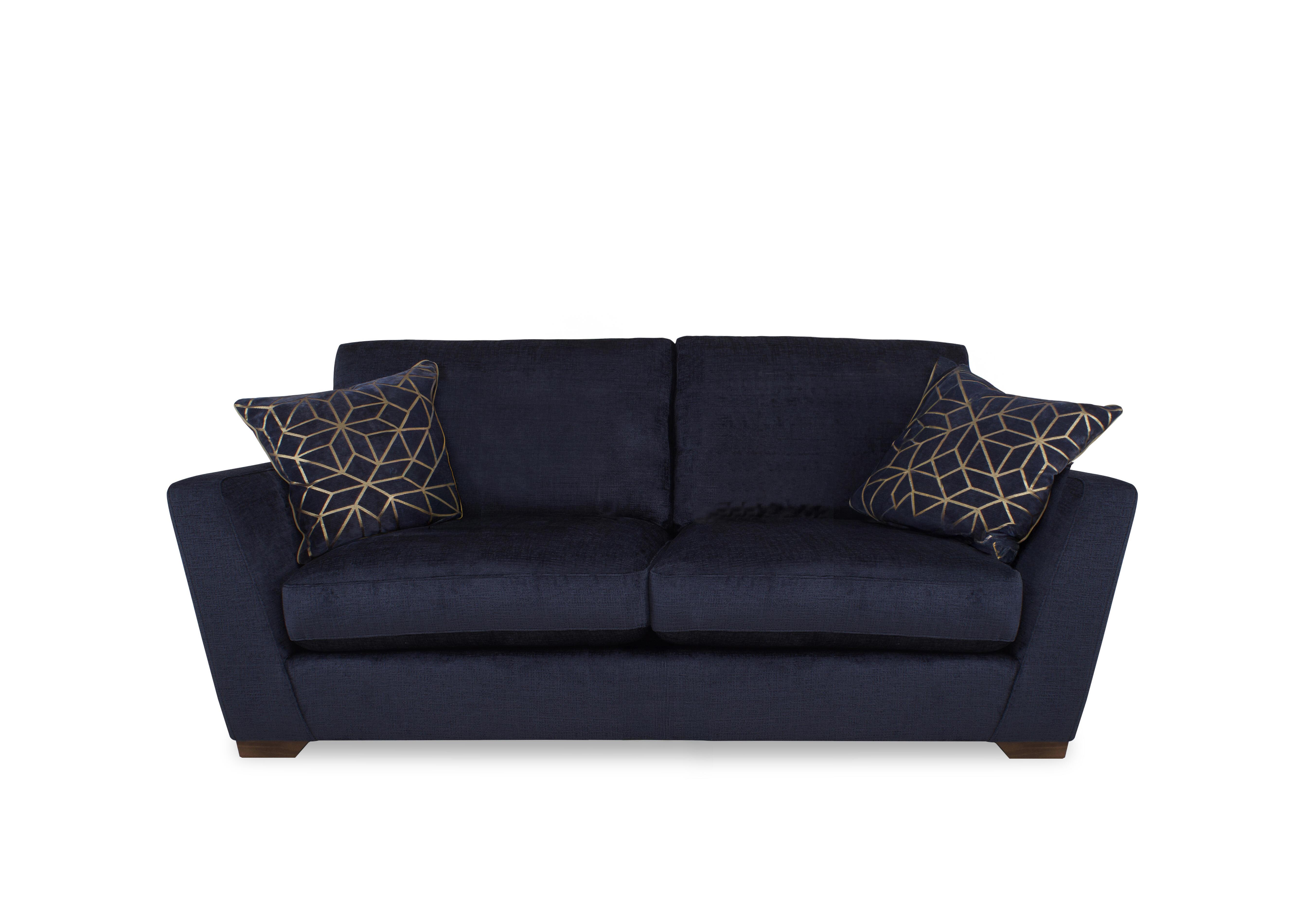 Royale 3 Seater Sofa in Lustro Indigo on Furniture Village