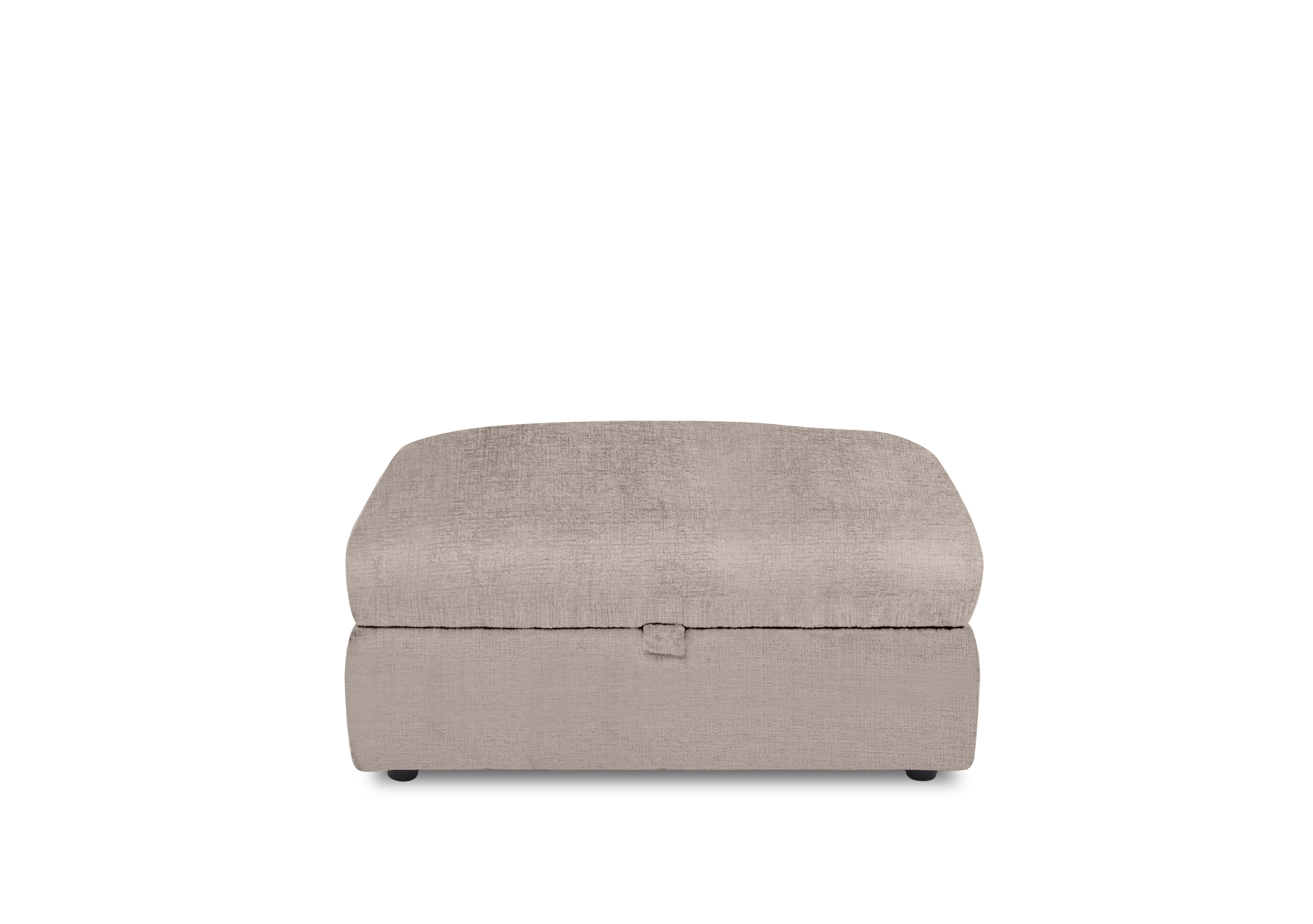 Royale Storage Footstool in Lustro Biscuit on Furniture Village