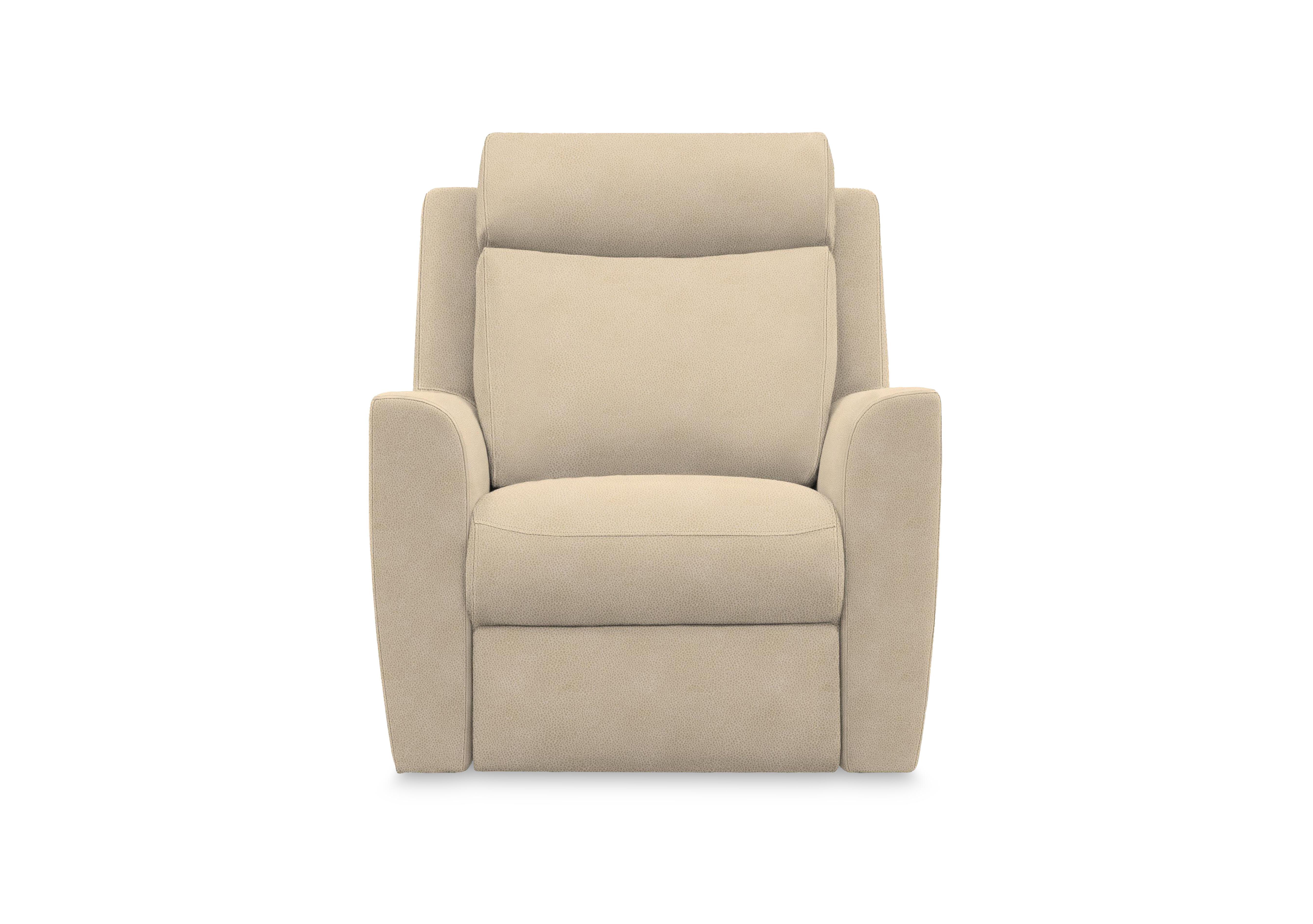 Wren Fabric Power Recliner Chair with Power Headrest and Power Lumbar in A122 Stingray Linen on Furniture Village