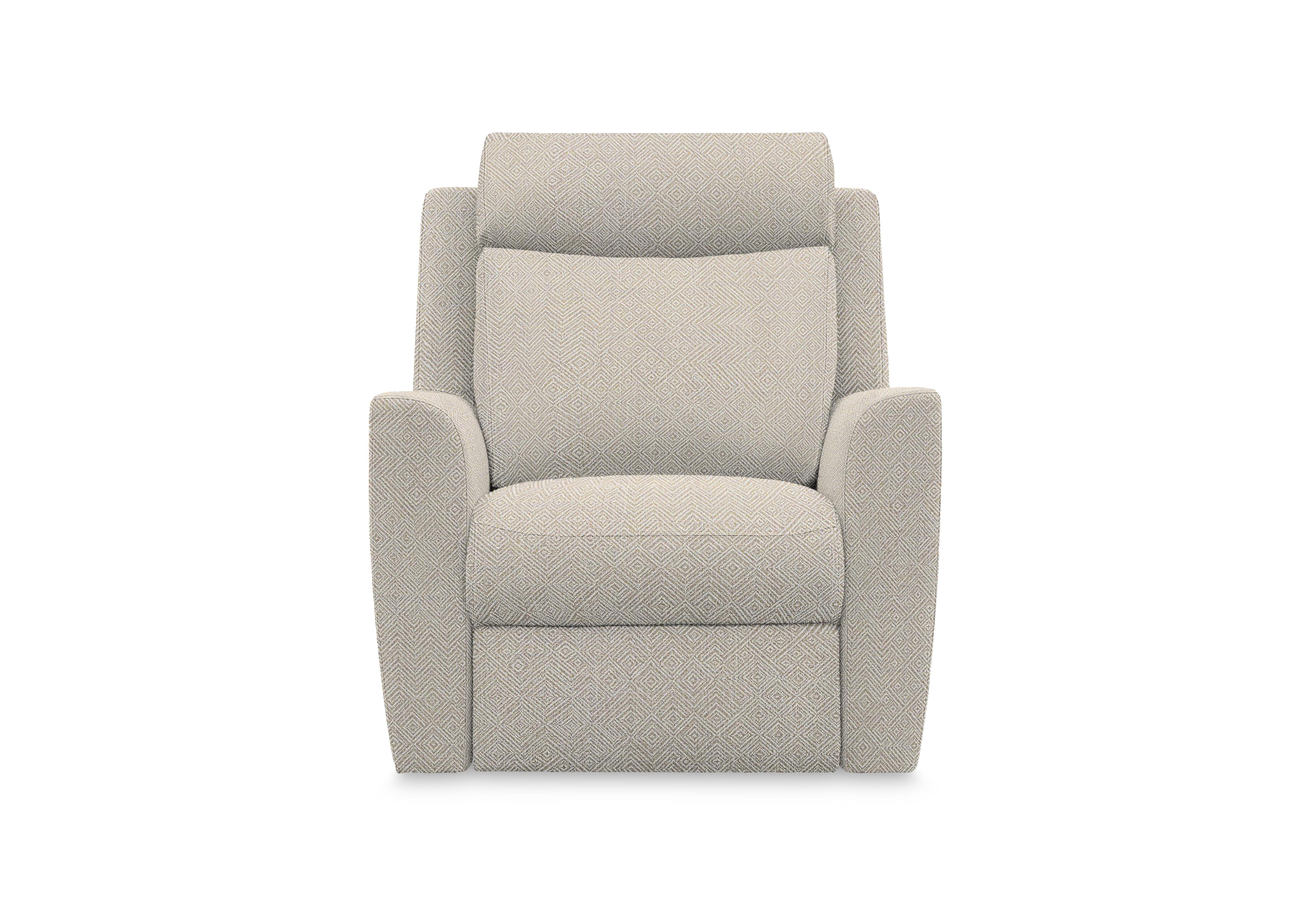 Wren Fabric Power Recliner Chair with Power Headrest and Power Lumbar in B011 Nebular Blush on Furniture Village