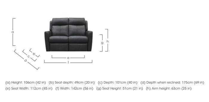 Wren 2 Seater Leather Sofa in  on Furniture Village