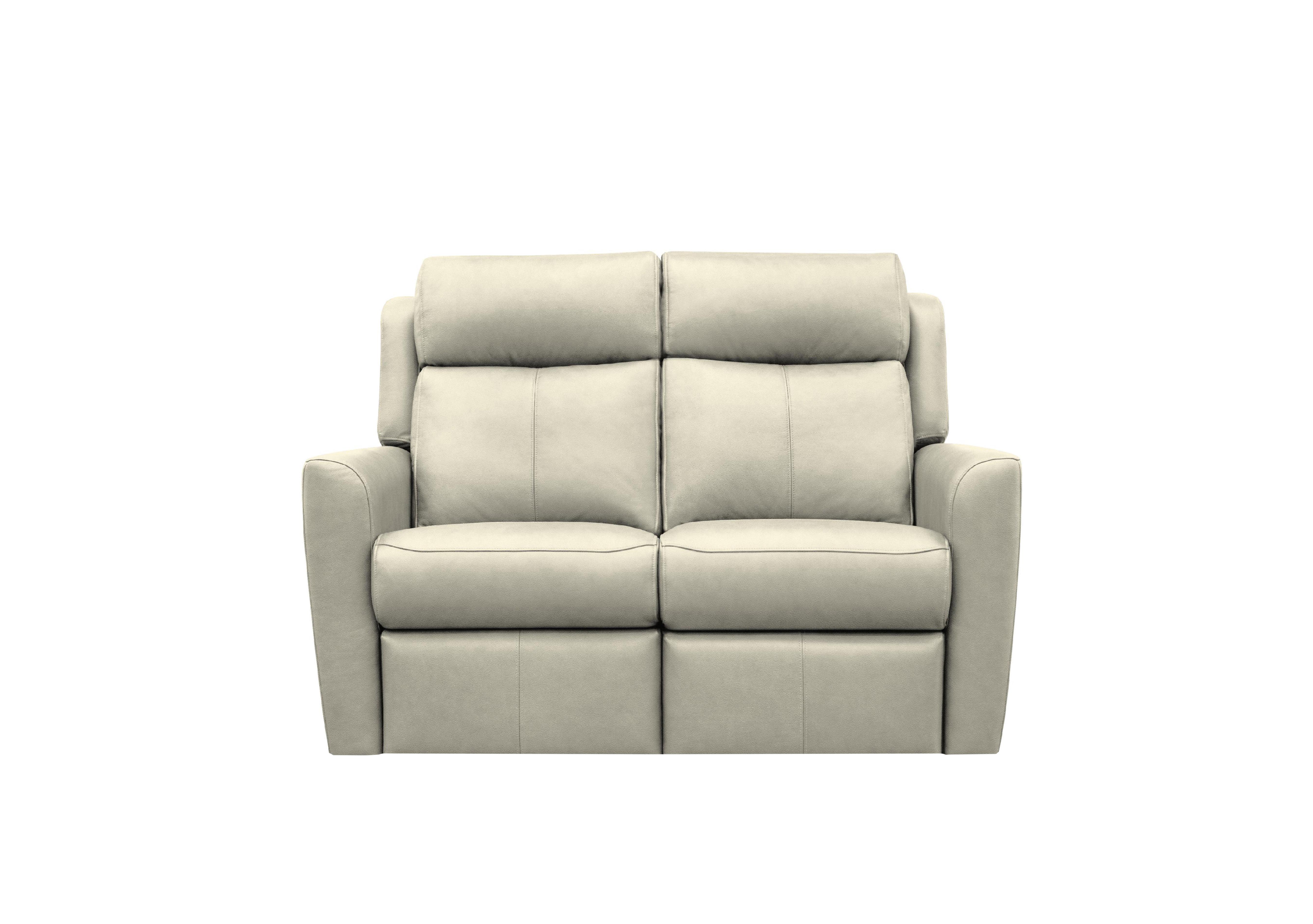 Wren 2 Seater Leather Sofa in H007 Durham Dove on Furniture Village