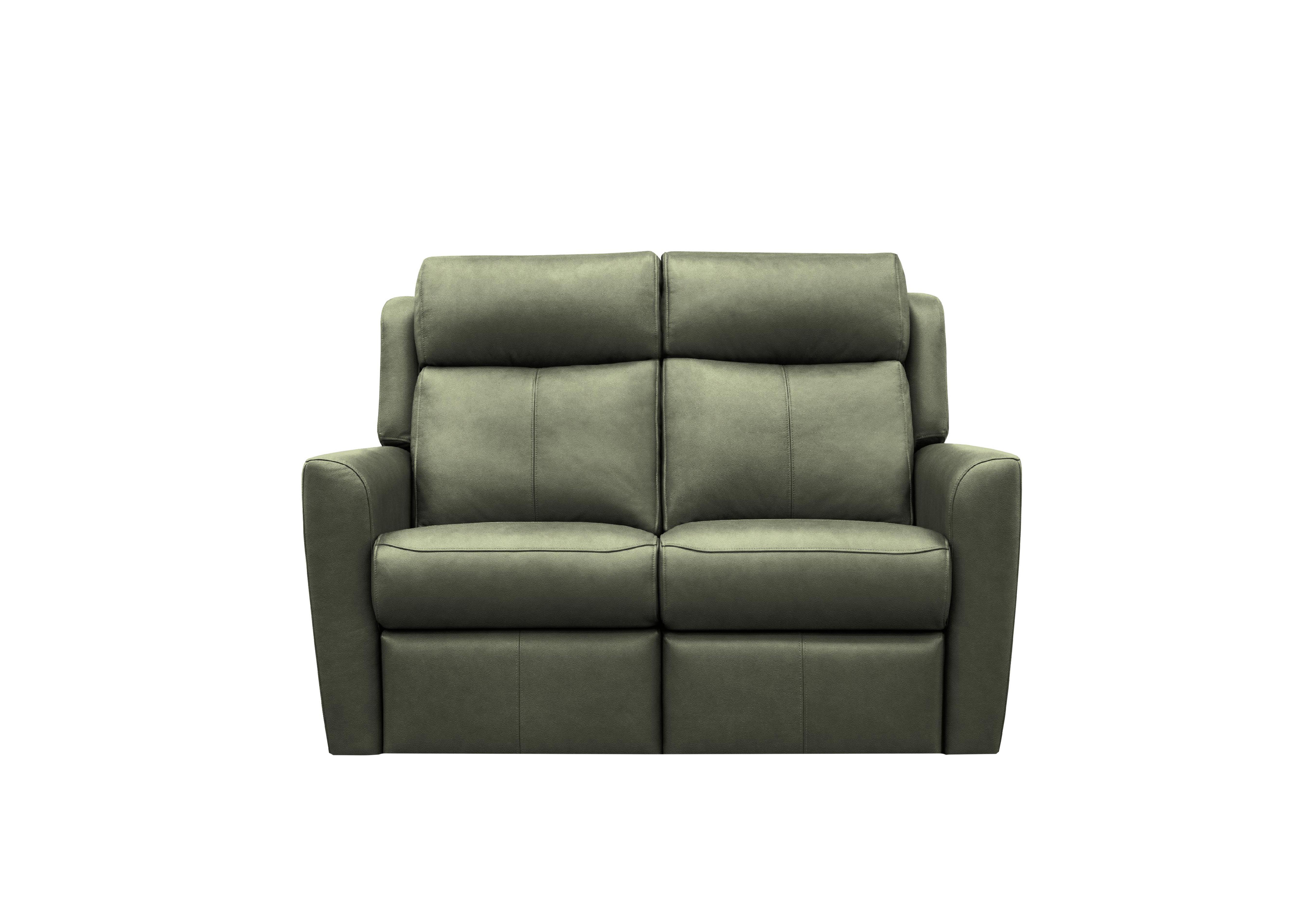 Wren 2 Seater Leather Sofa in H012 Durham Olive on Furniture Village