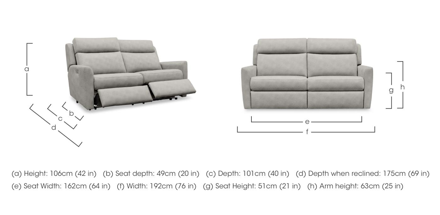Wren 2 Cushion 3 Seater Fabric Sofa in  on Furniture Village