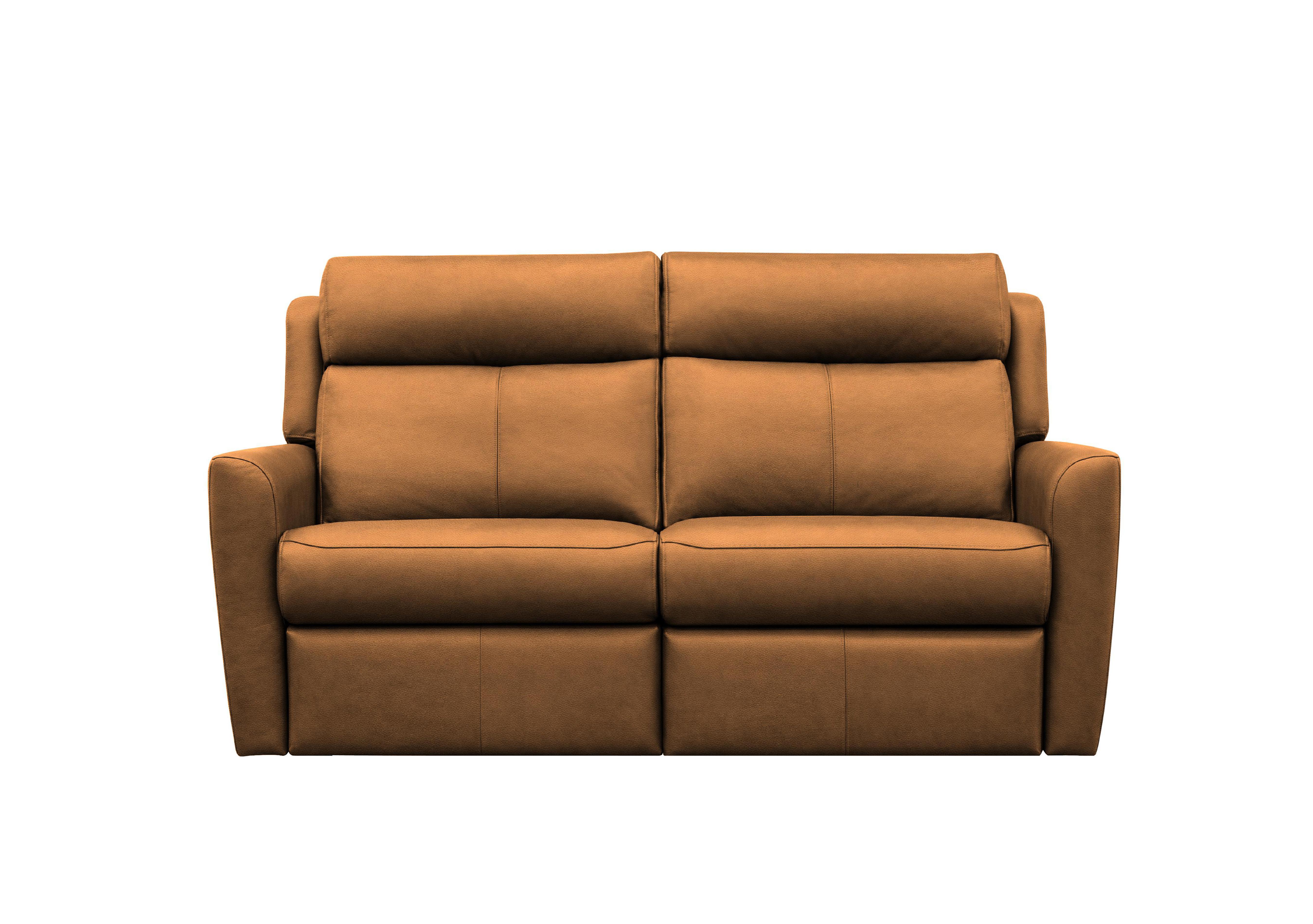 Wren 2 Cushion 3 Seater Leather Sofa in L847 Cambridge Tan on Furniture Village