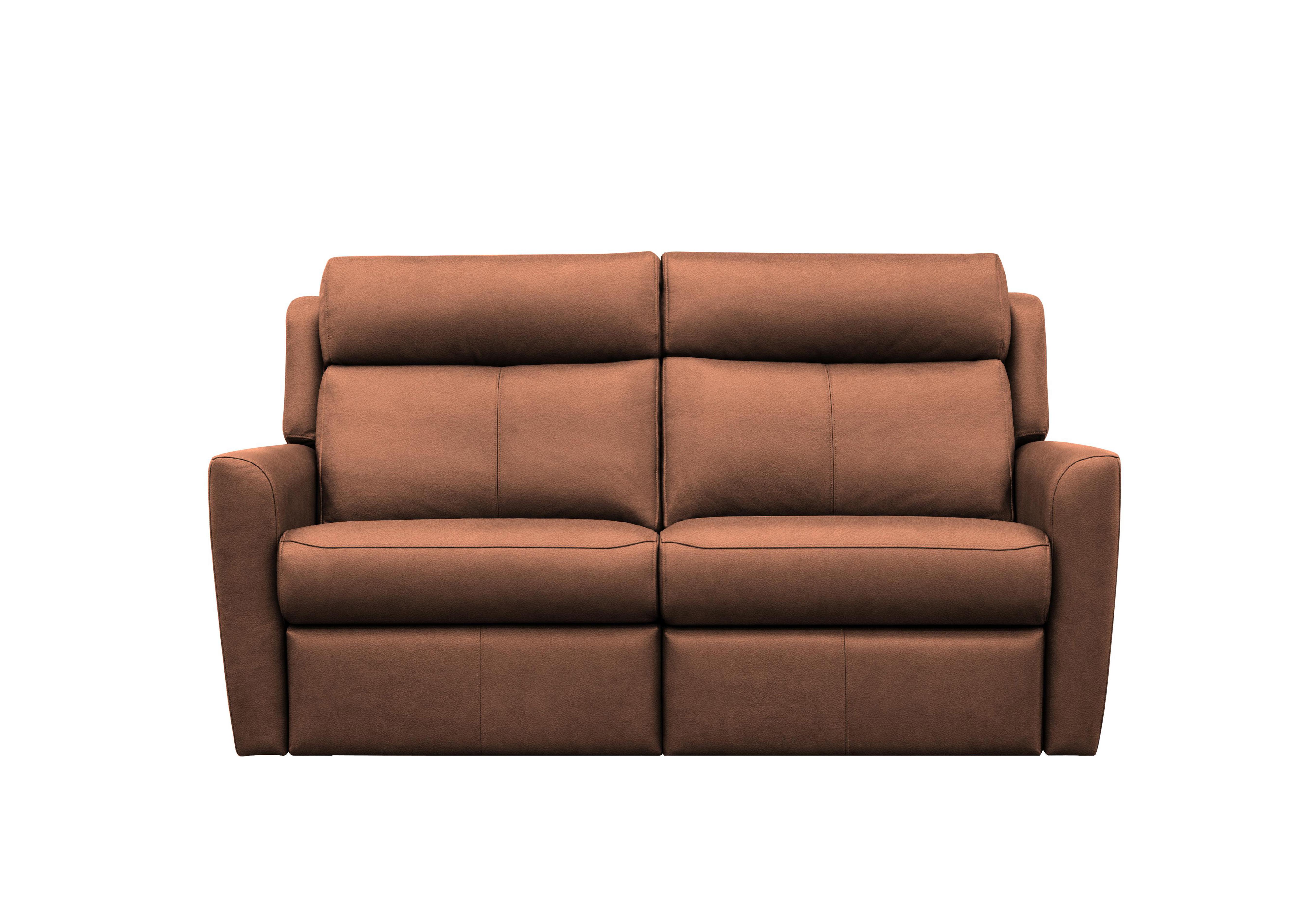 Wren 2 Cushion 3 Seater Leather Sofa in L848 Cambridge Conker on Furniture Village