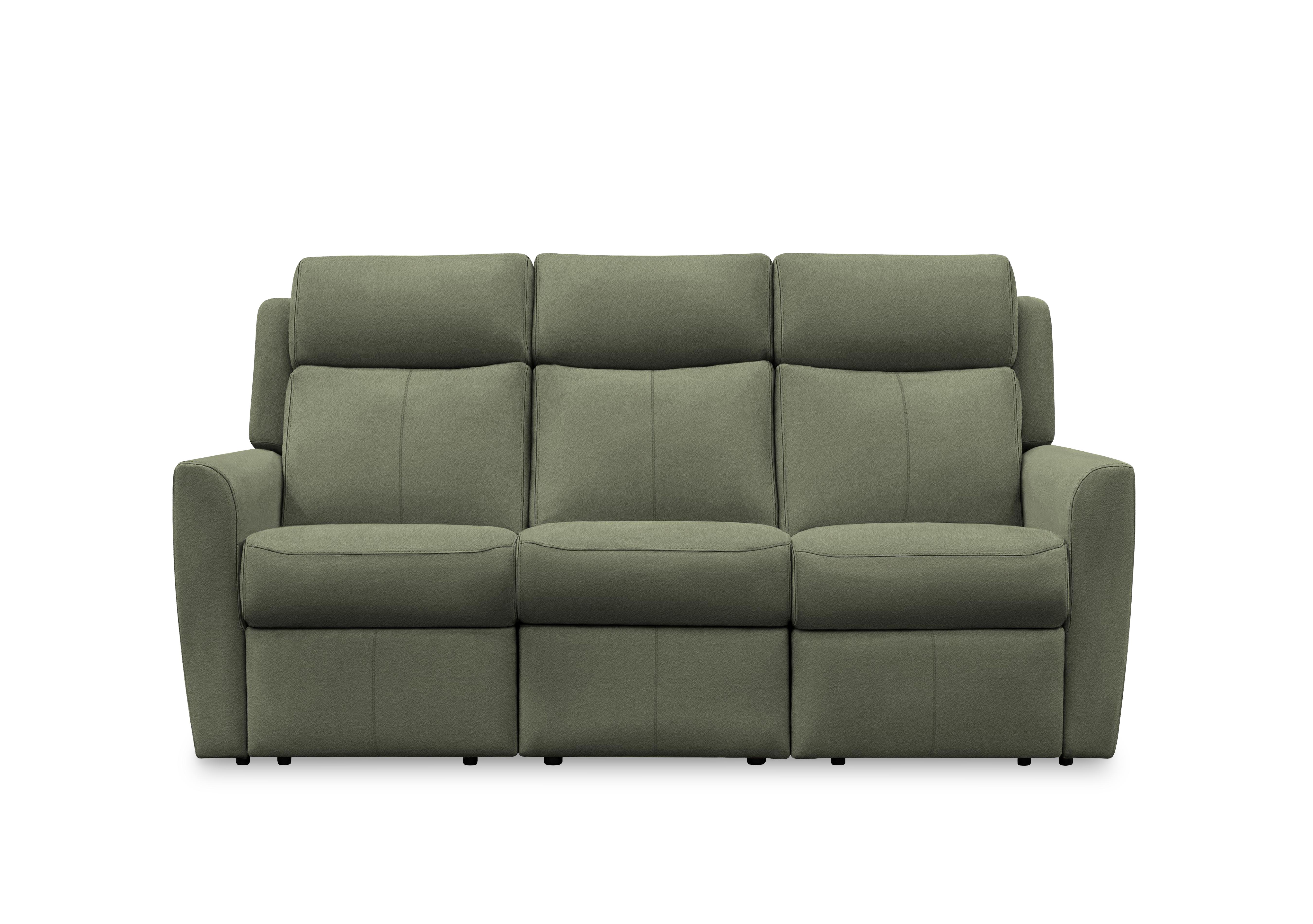 Wren 3 Seater Leather Sofa in H008 Durham Steel on Furniture Village