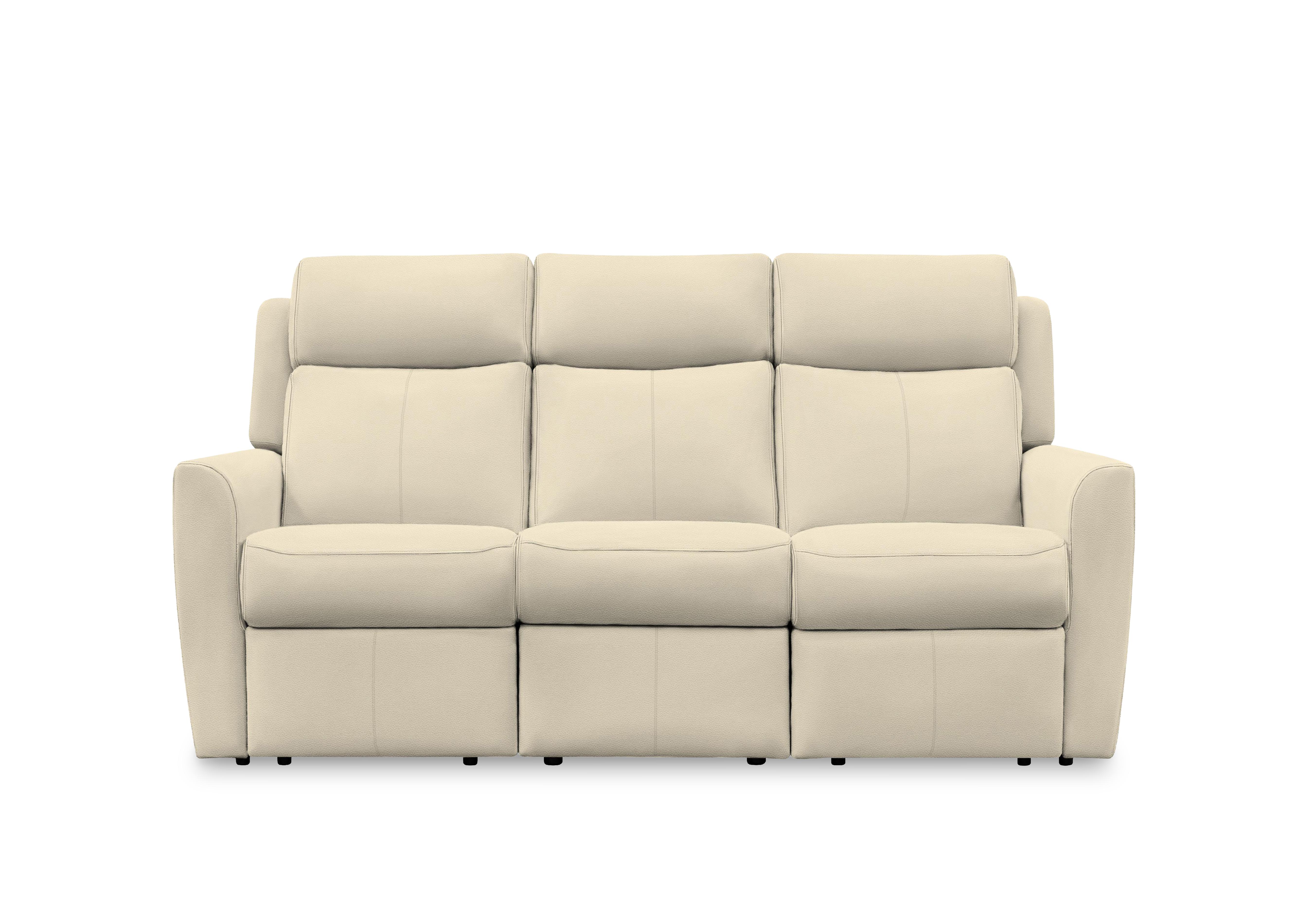 Wren 3 Seater Leather Sofa in L843 Cambridge Stone on Furniture Village