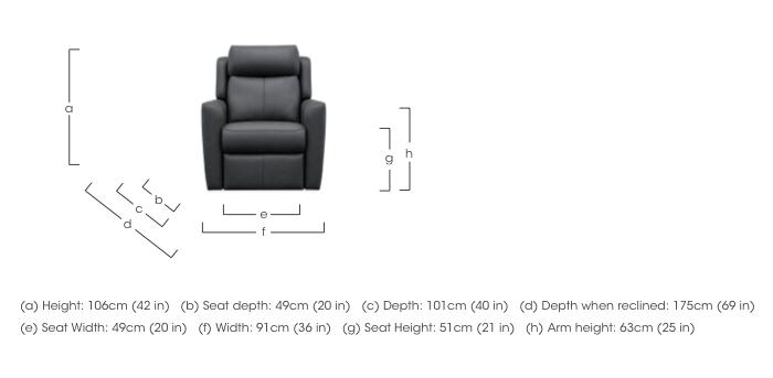 Wren Leather Chair in  on Furniture Village
