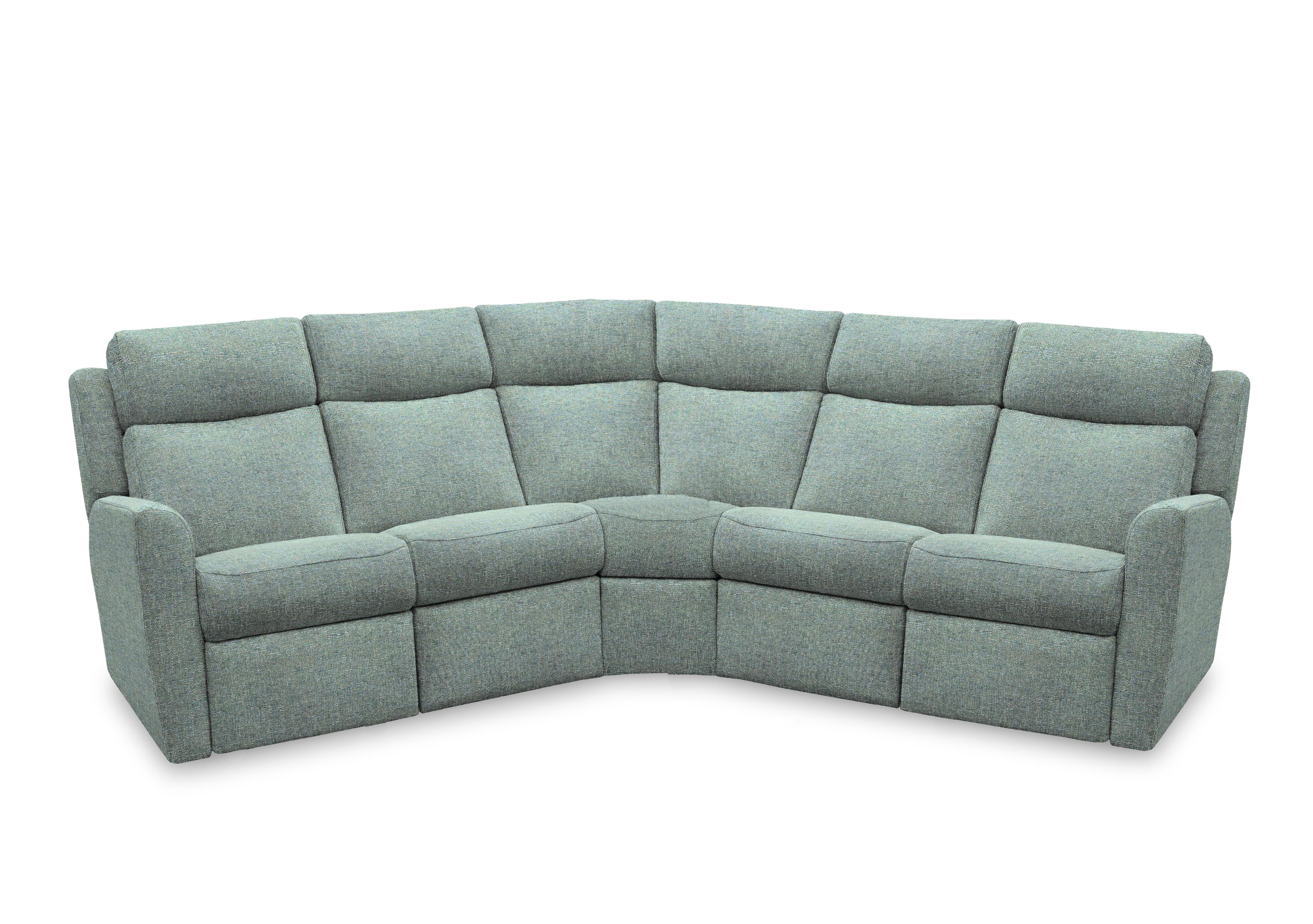 Wren Large Fabric Corner Sofa in A020 Dapple Kingfisher on Furniture Village