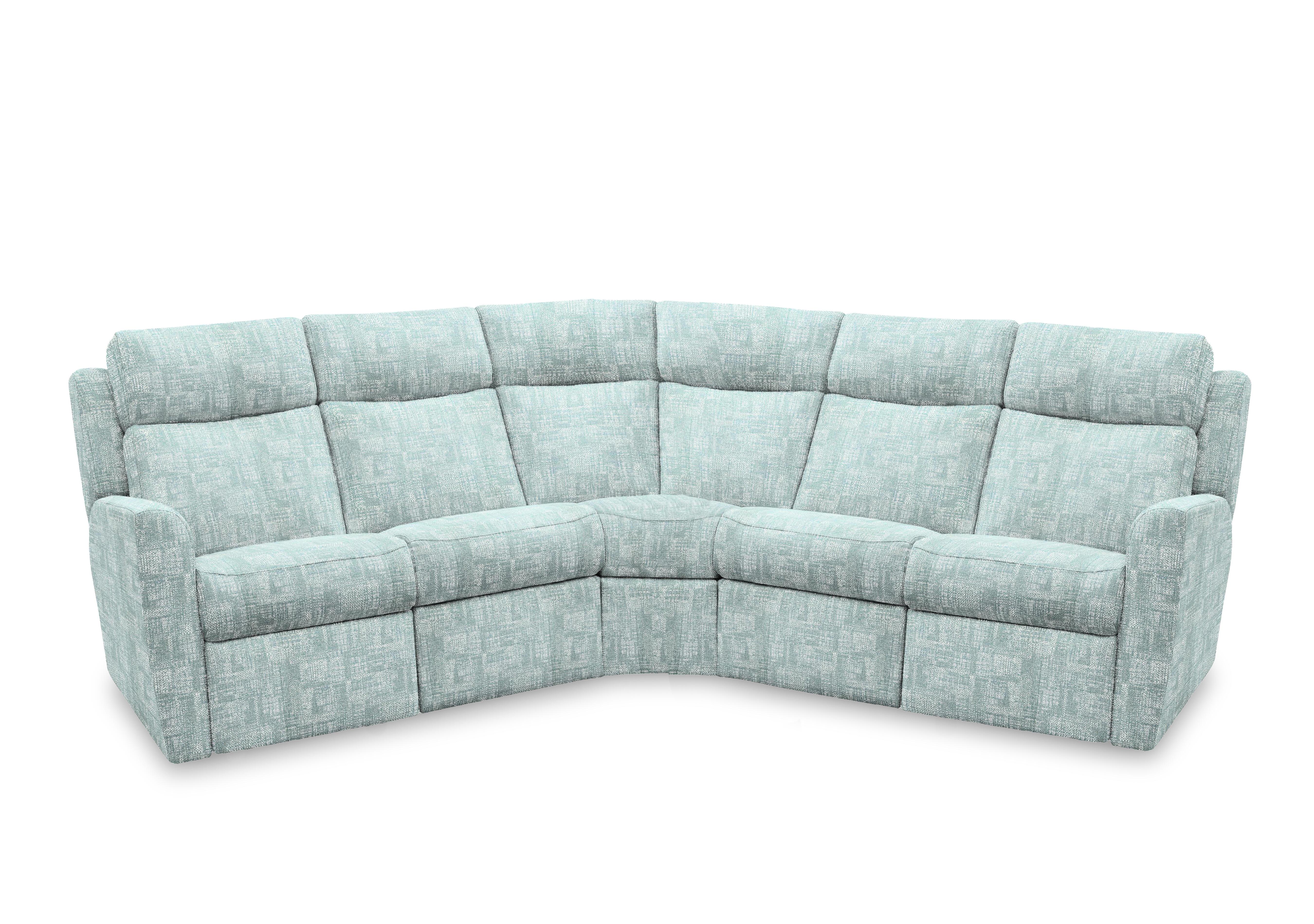 Wren Large Fabric Corner Sofa in B043 Aerial Stream on Furniture Village