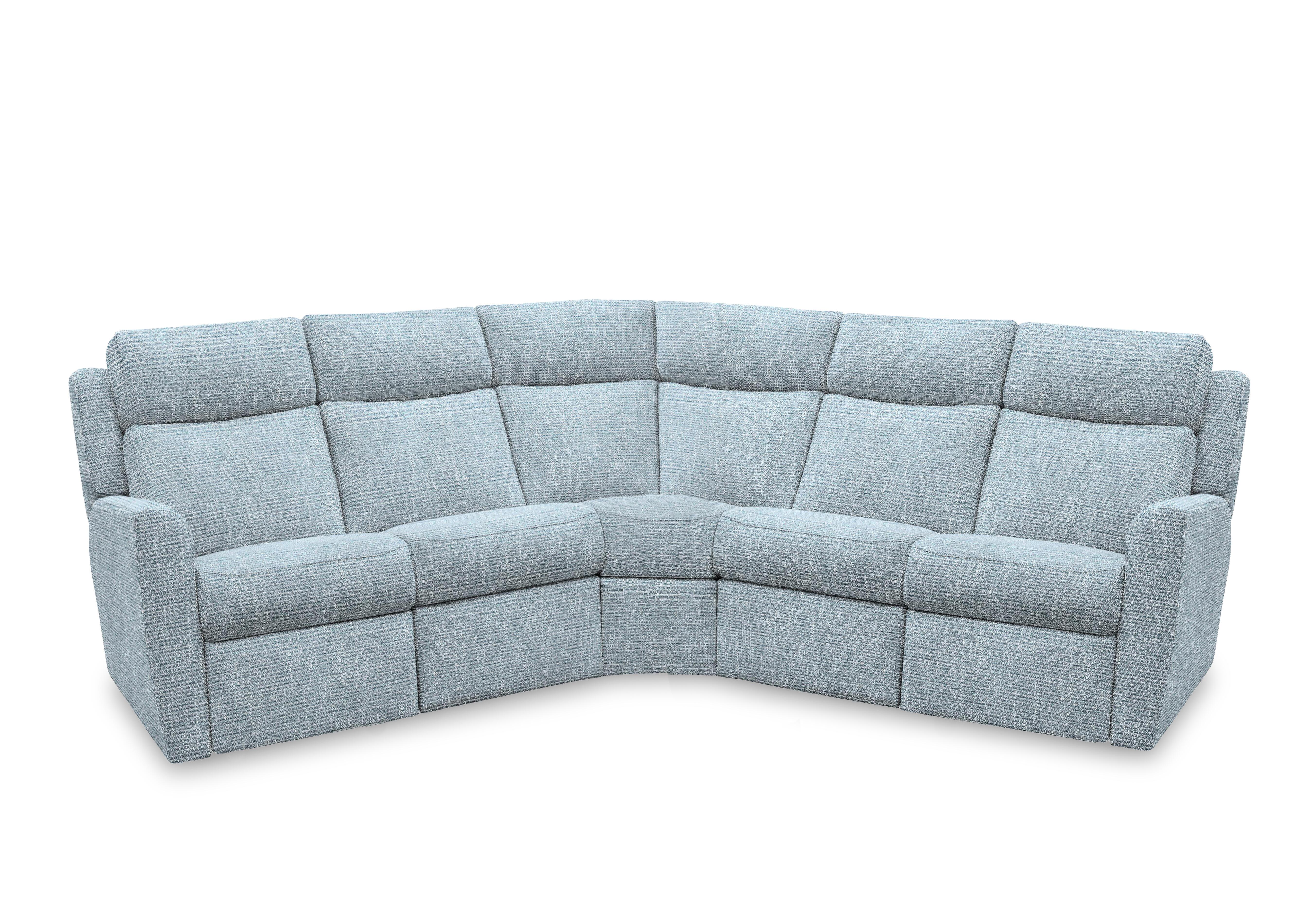 Wren Large Fabric Corner Sofa in B133 Libby Sky on Furniture Village