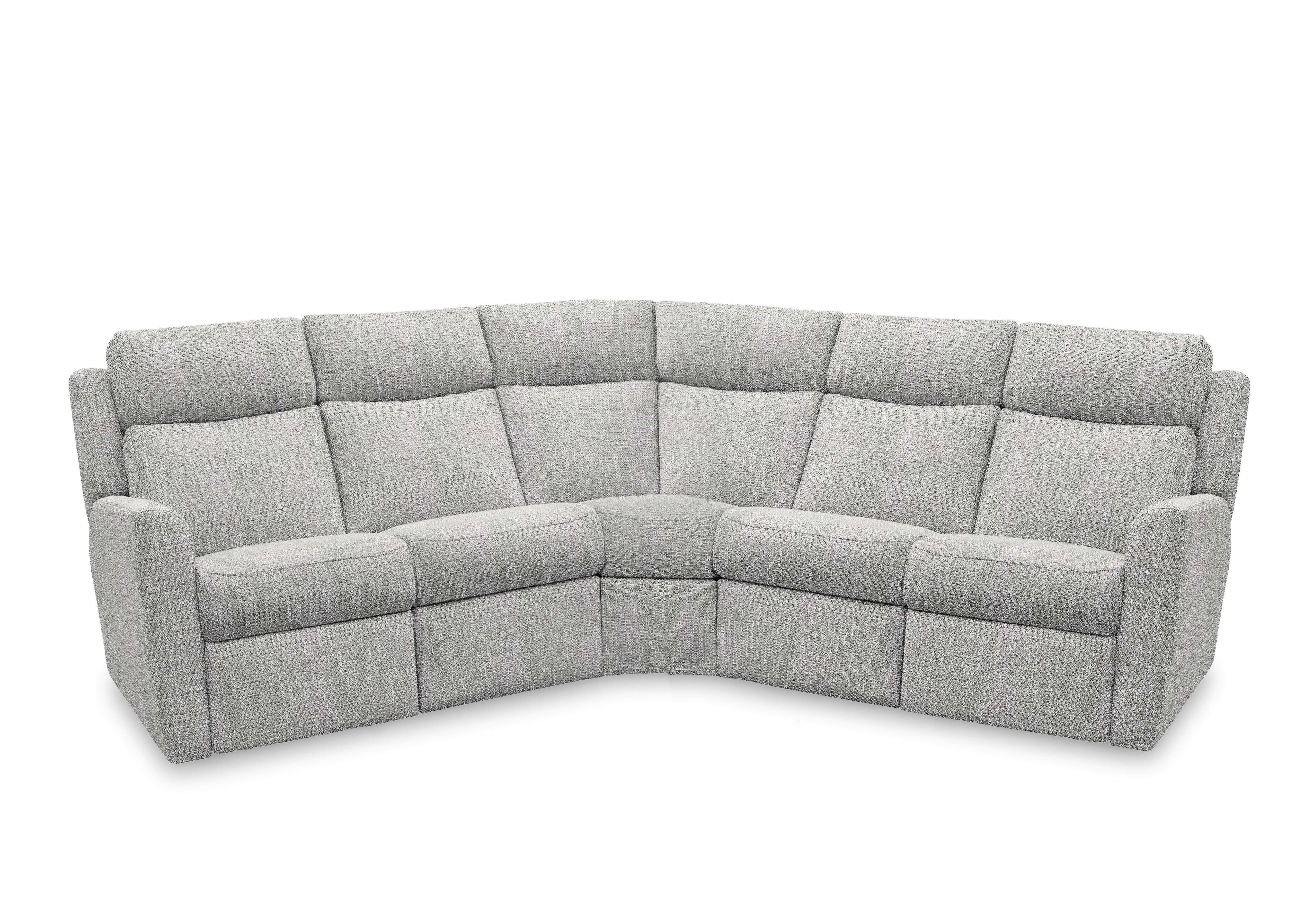 Wren Large Fabric Corner Sofa in B134 Libby Cloud on Furniture Village