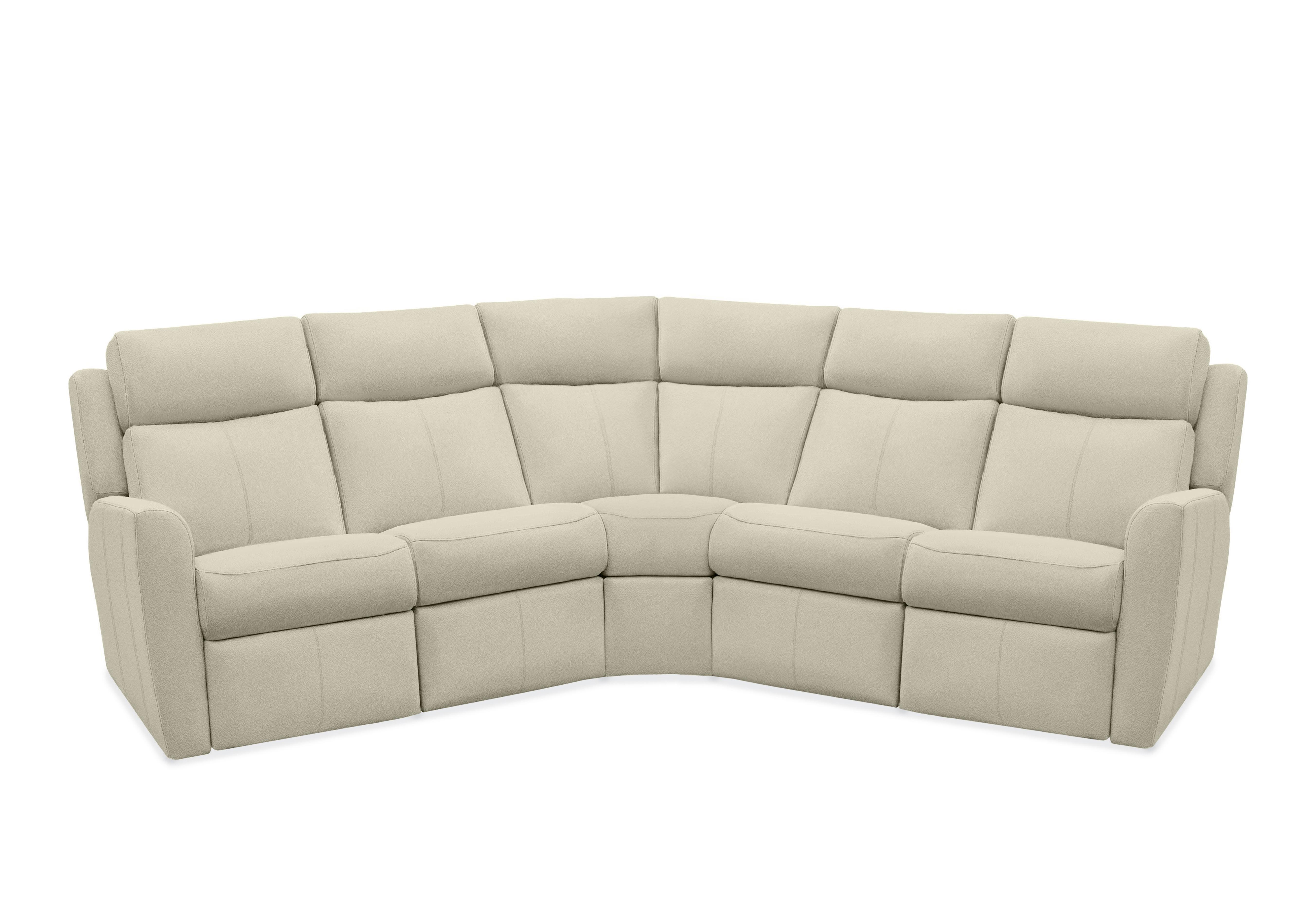 Wren Large Leather Corner Sofa in H012 Durham Olive on Furniture Village