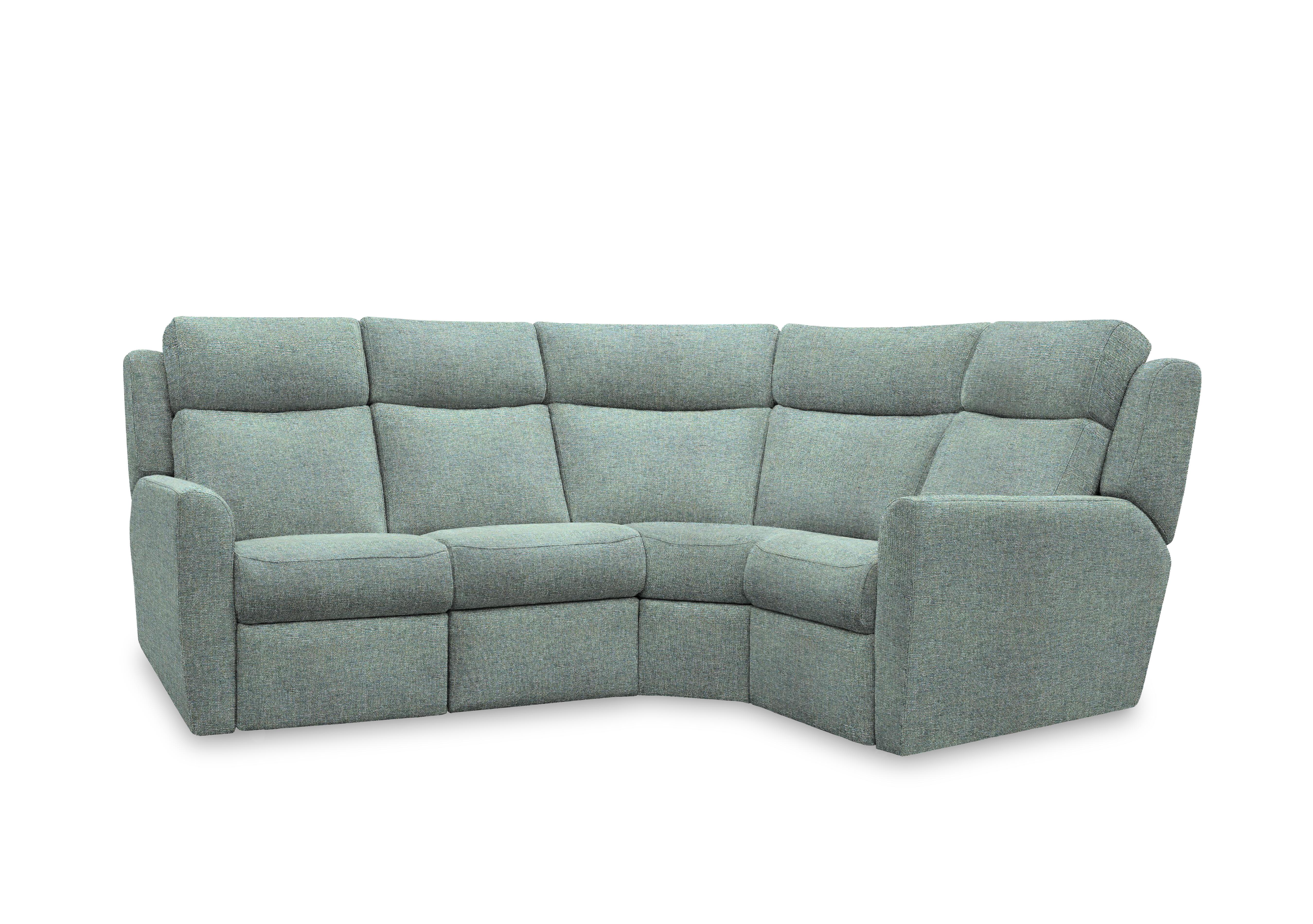 Wren Small Fabric Corner Sofa in A020 Dapple Kingfisher on Furniture Village