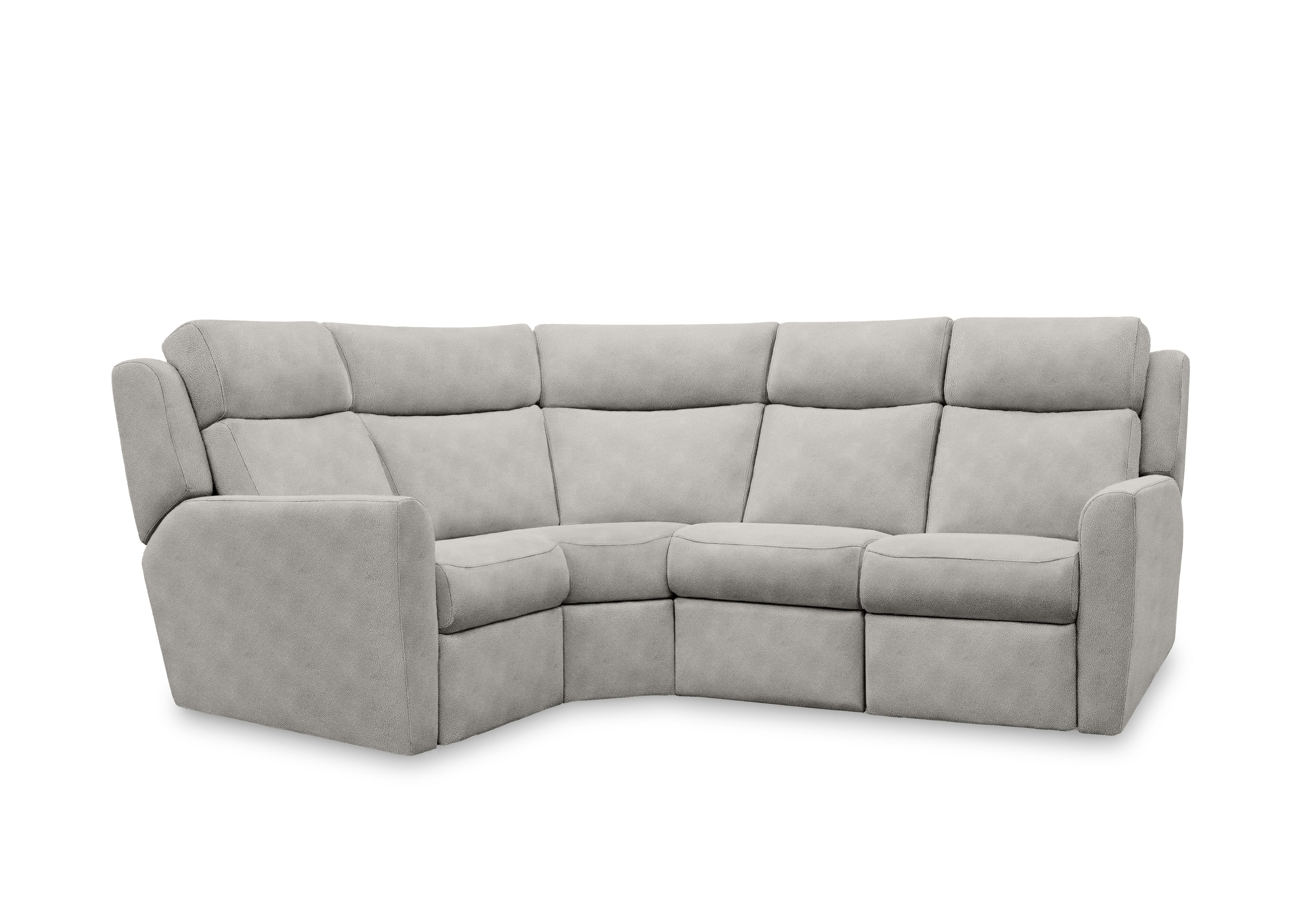 Wren Small Fabric Corner Sofa in A123 Stingray Platinum on Furniture Village