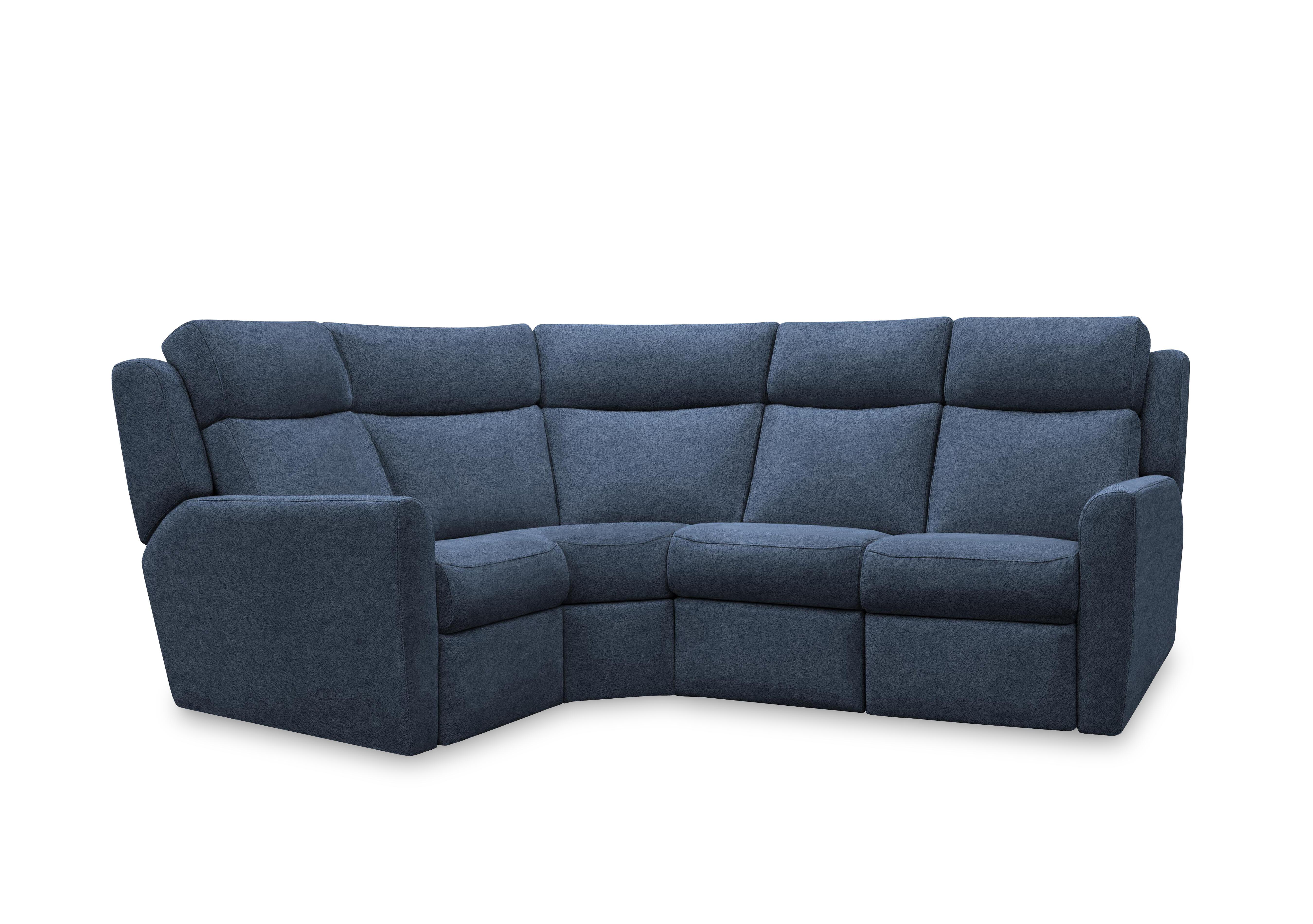 Wren Small Fabric Corner Sofa in A125 Stingray Indigo on Furniture Village