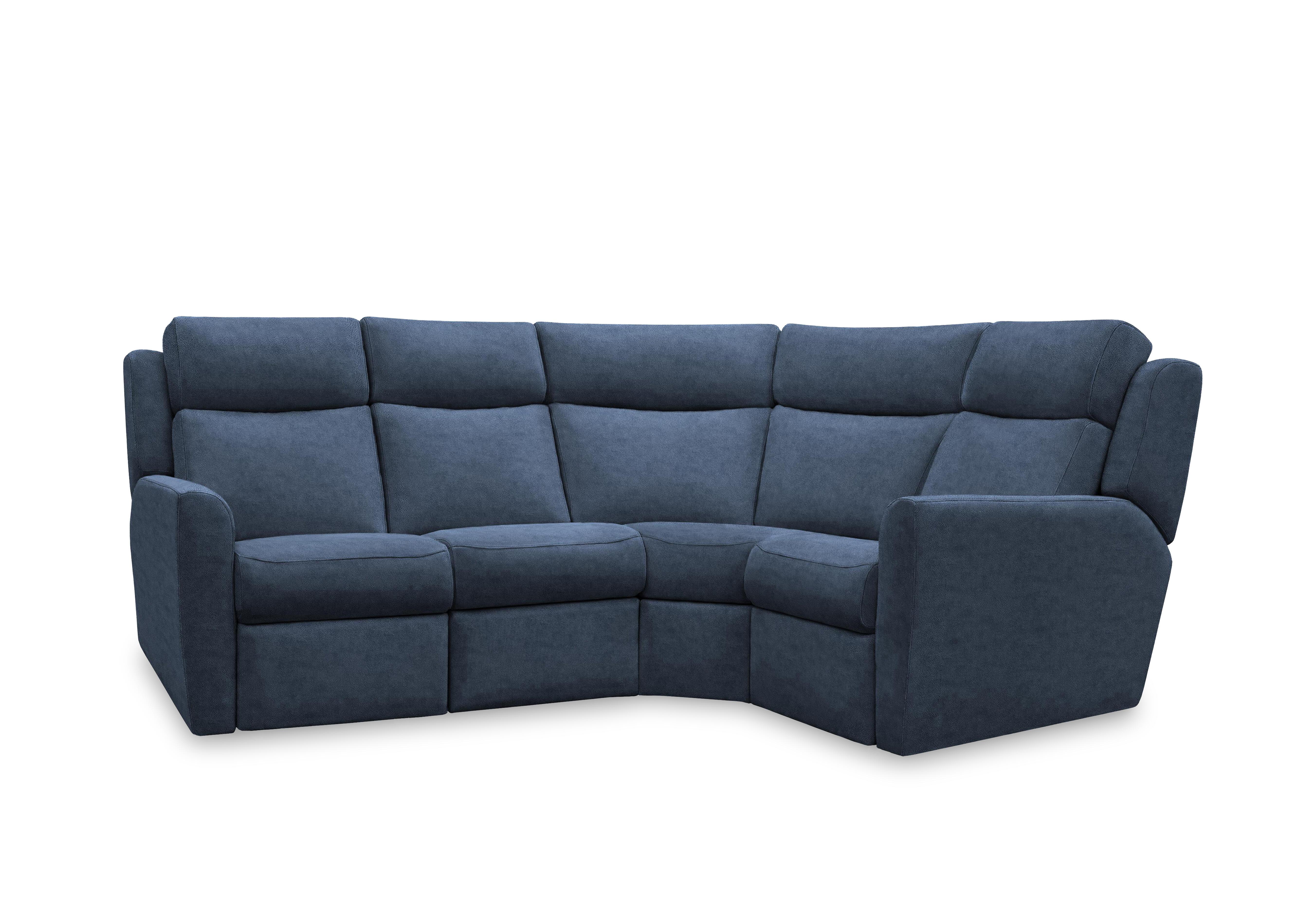 Wren Small Fabric Corner Sofa in A125 Stingray Indigo on Furniture Village