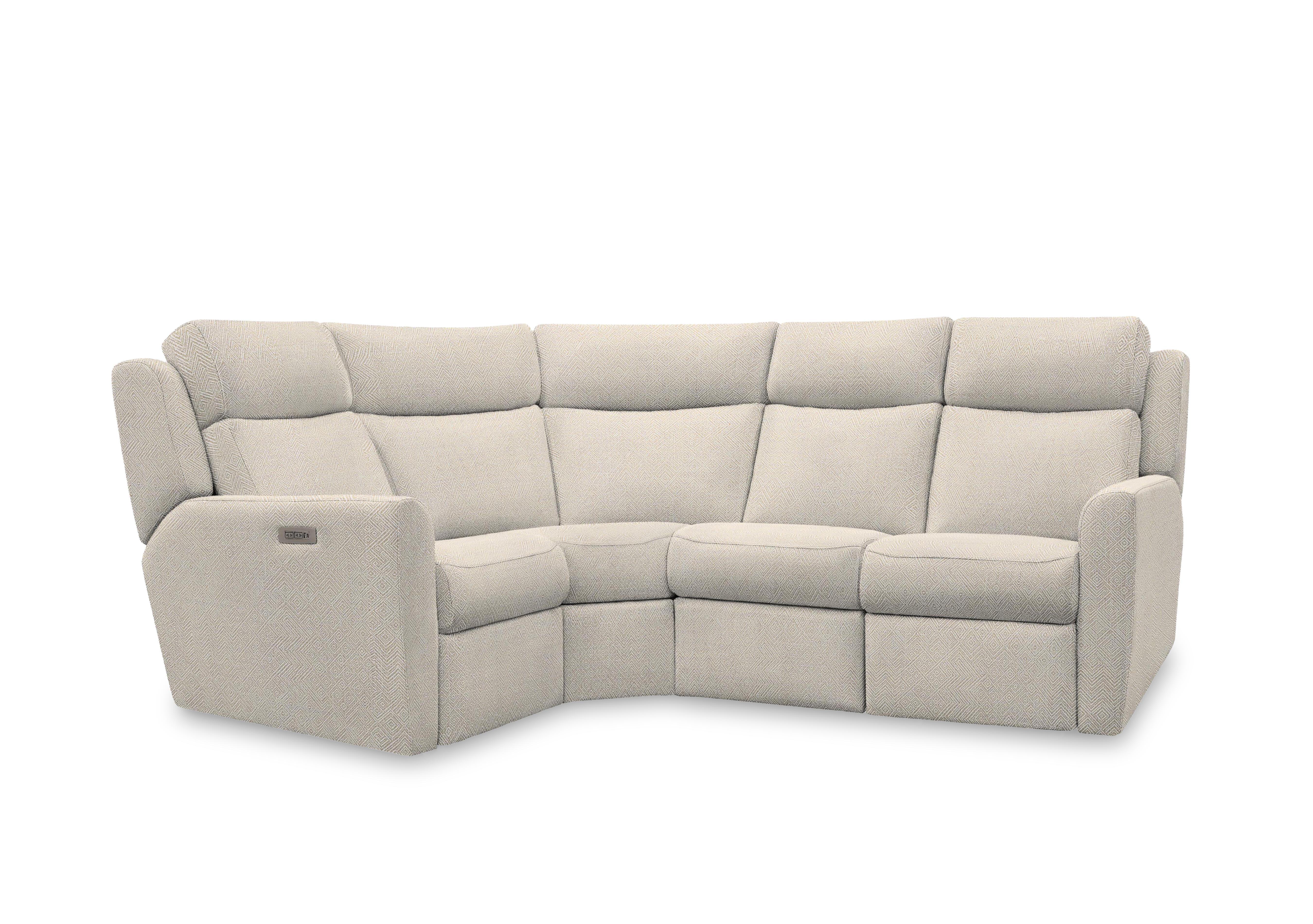 Wren Small Fabric Corner Sofa in B011 Nebular Blush on Furniture Village
