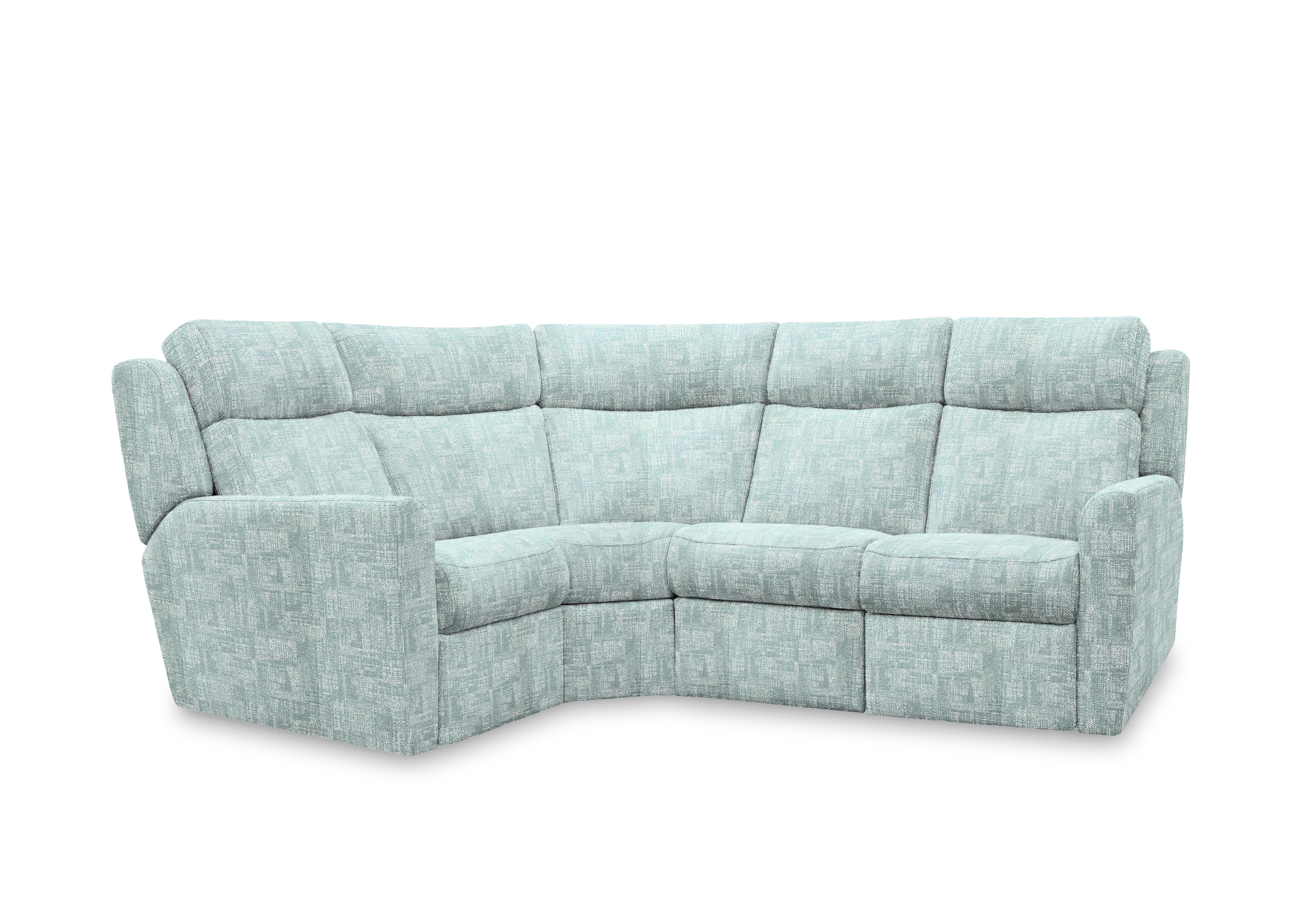 Wren Small Fabric Corner Sofa in B043 Aerial Stream on Furniture Village
