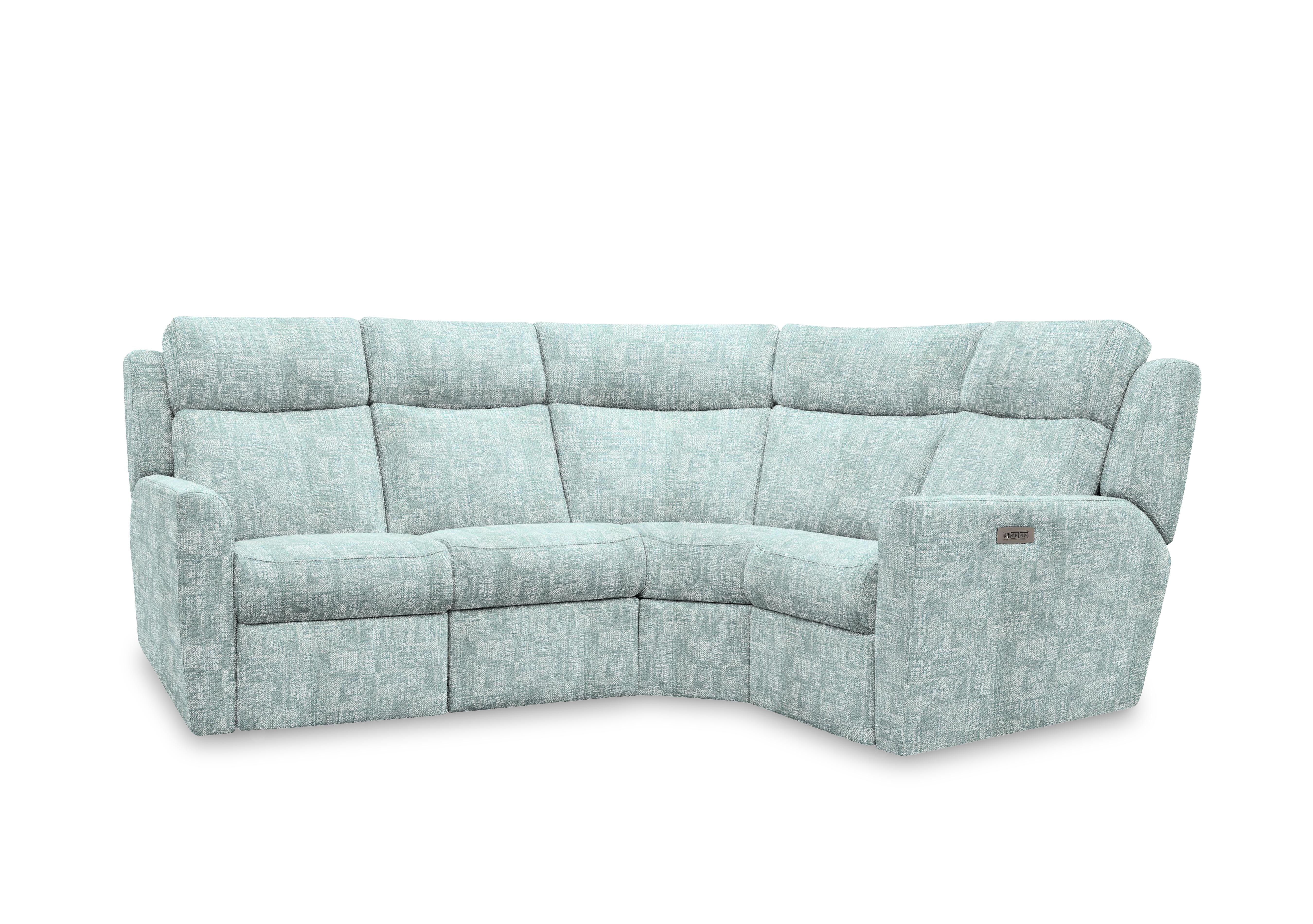 Wren Small Fabric Corner Sofa in B043 Aerial Stream on Furniture Village