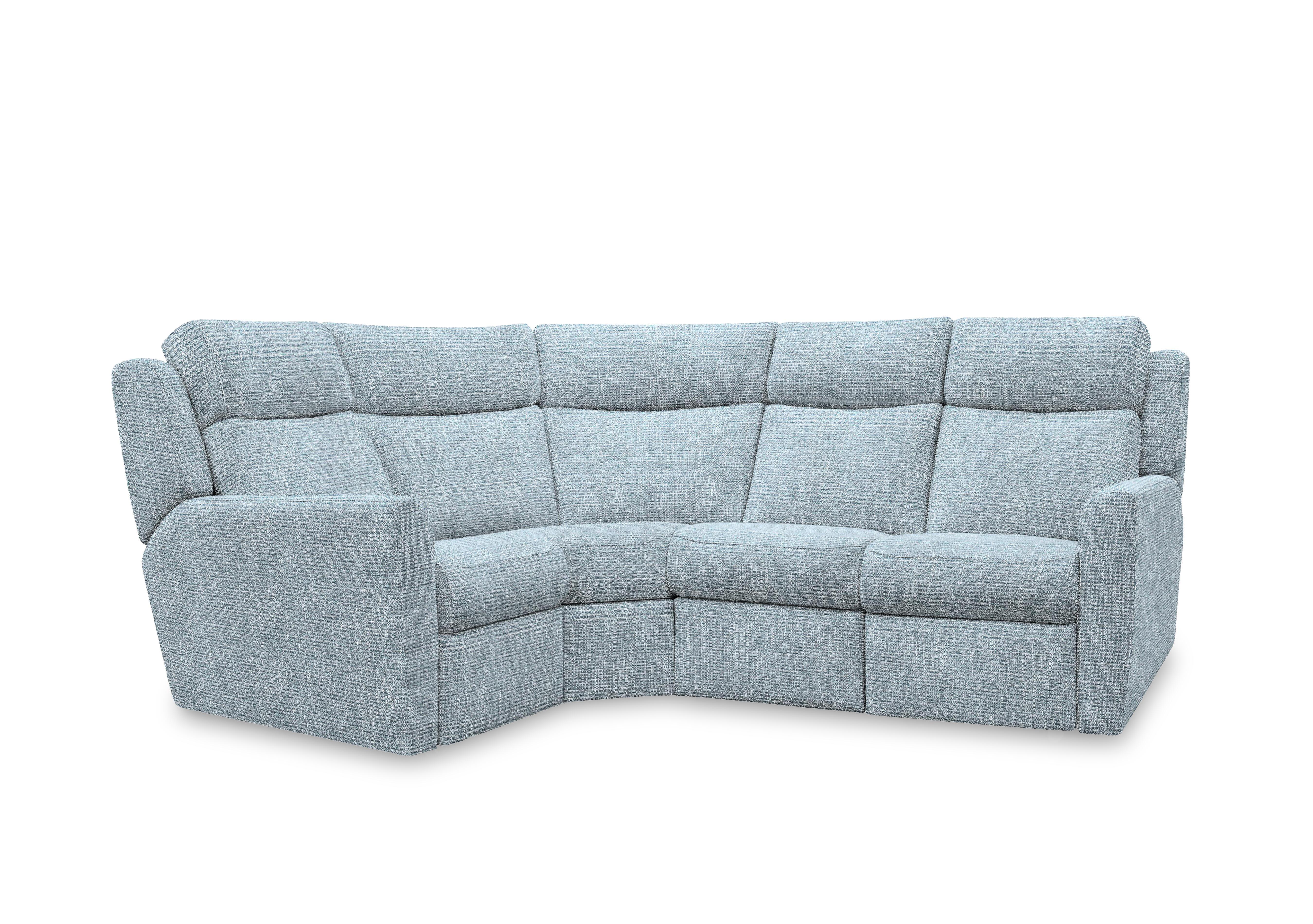 Wren Small Fabric Corner Sofa in B133 Libby Sky on Furniture Village