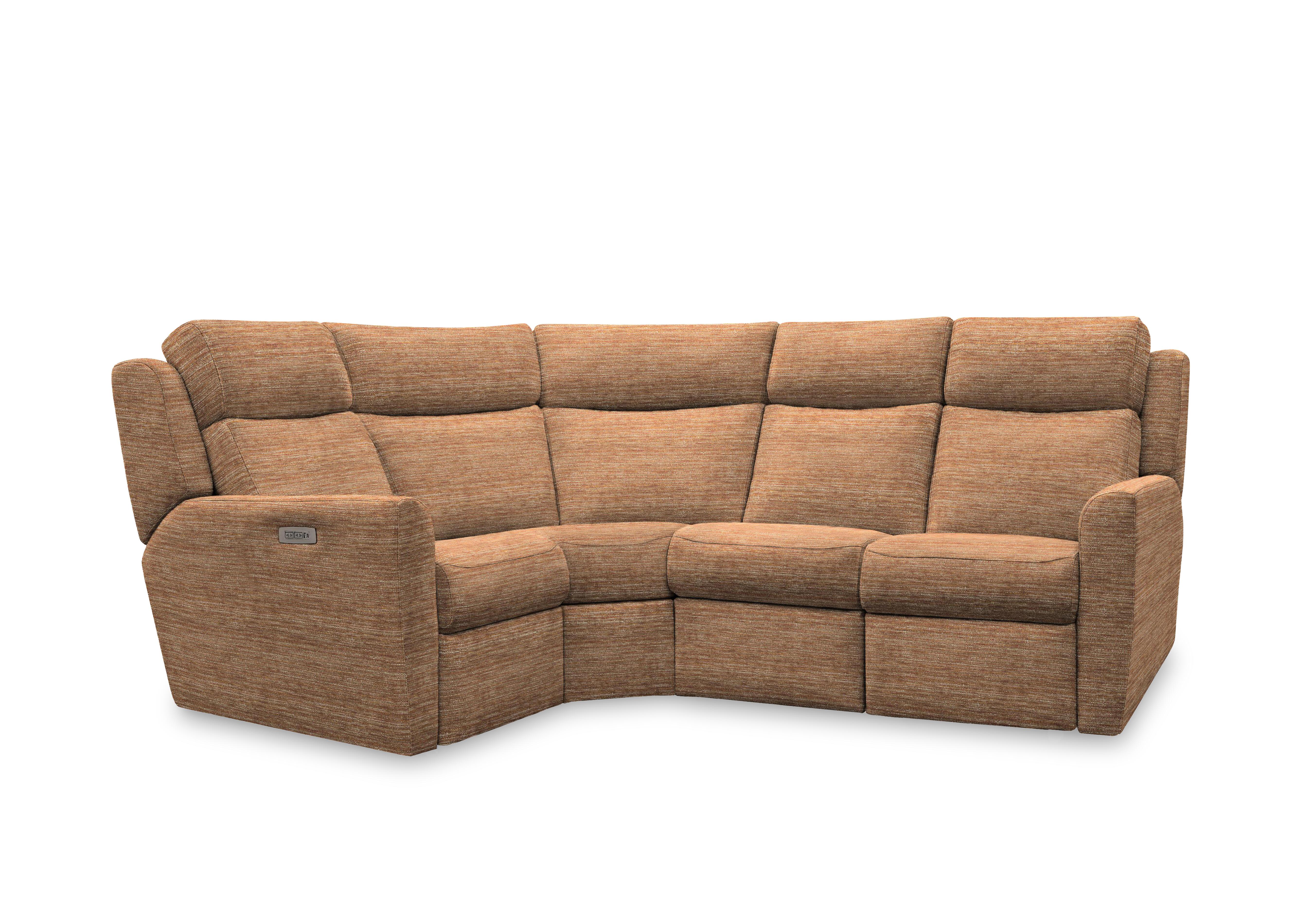 Wren Small Fabric Corner Sofa in B908 Victoria Ginger on Furniture Village