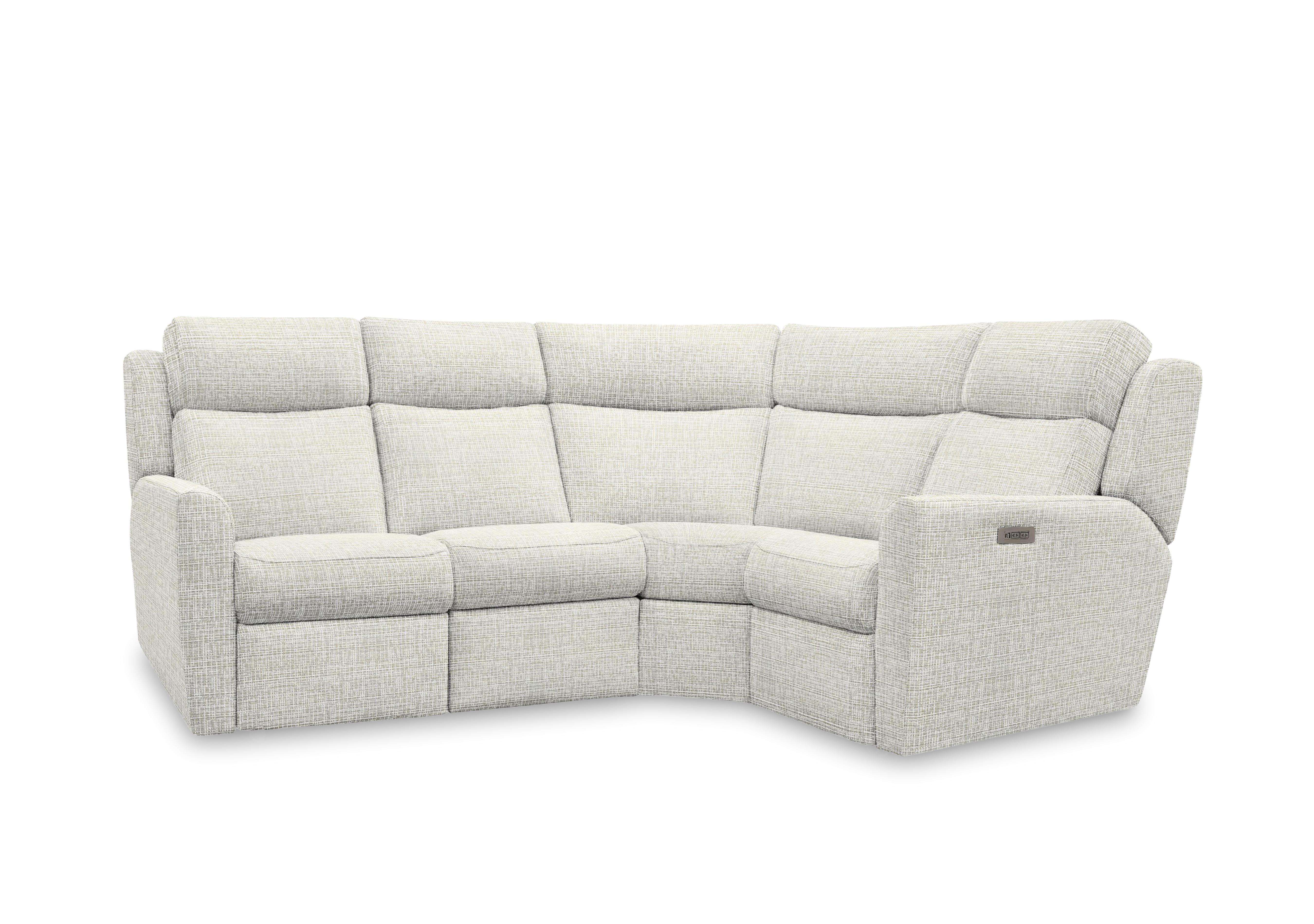 Wren Small Fabric Corner Sofa in B920 Waffle Taupe on Furniture Village