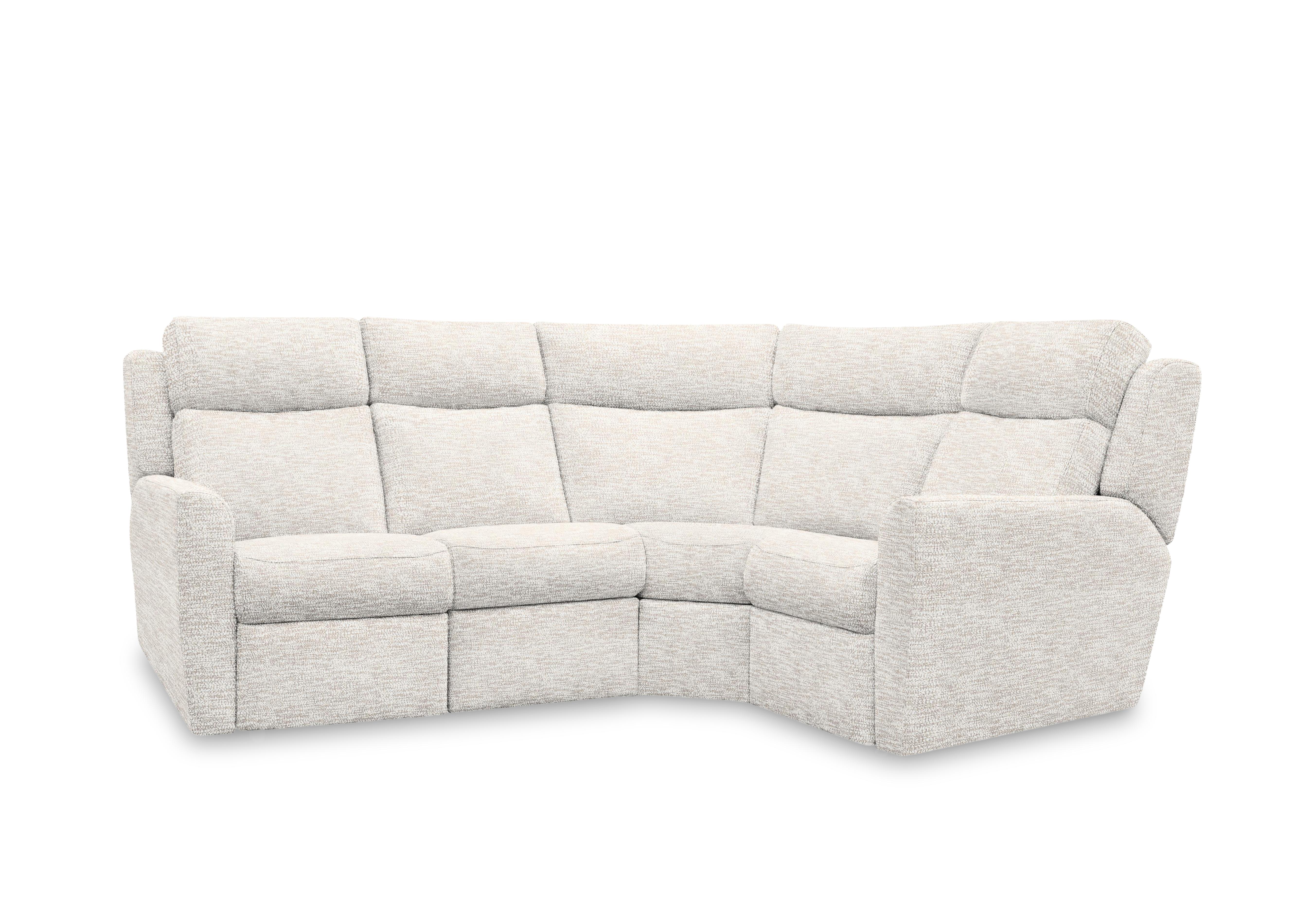 Wren Small Fabric Corner Sofa in C931 Rush Cream on Furniture Village